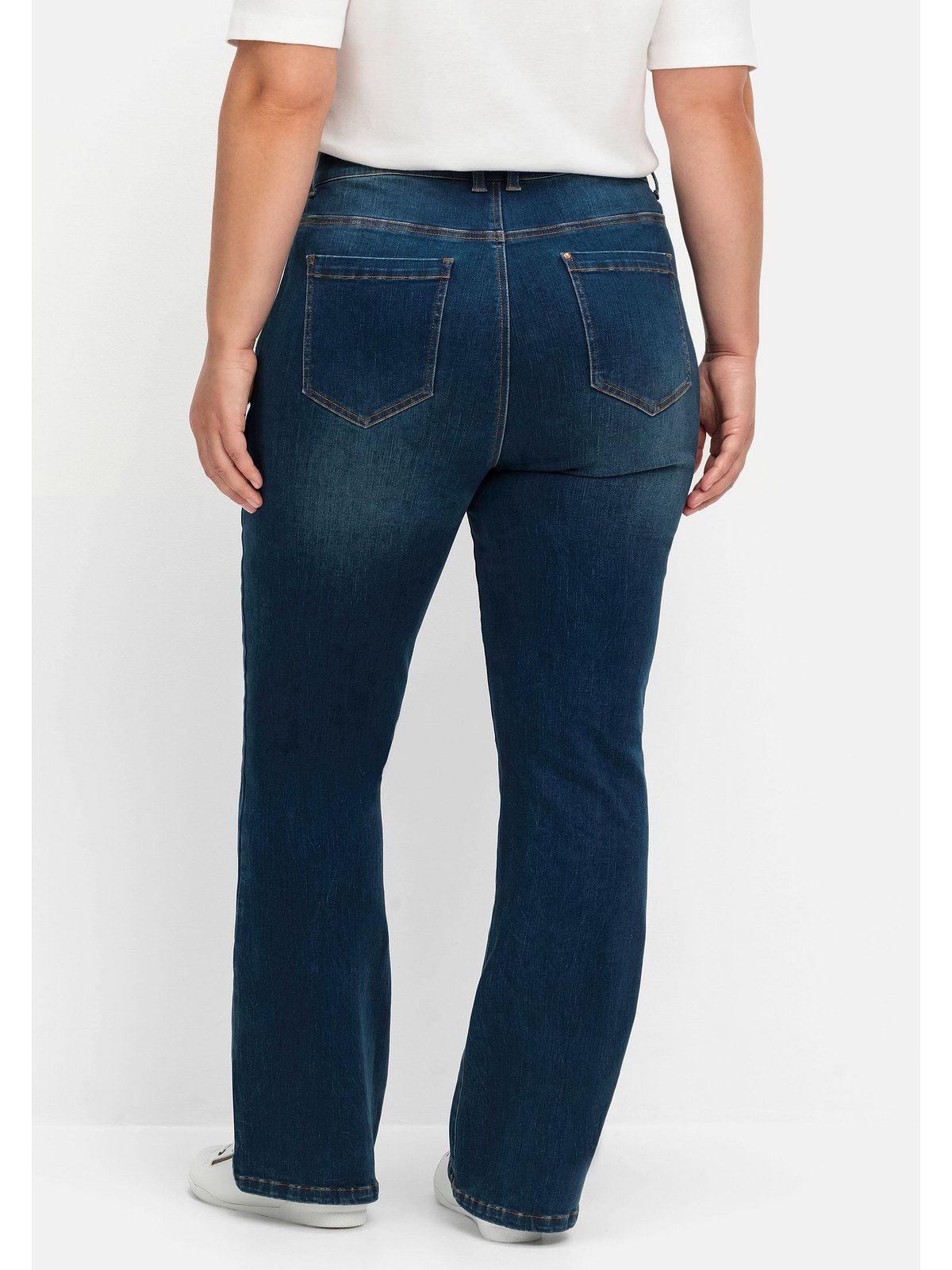 Sheego Bootcut-Jeans Große Größen mit Bodyforming-Effekt