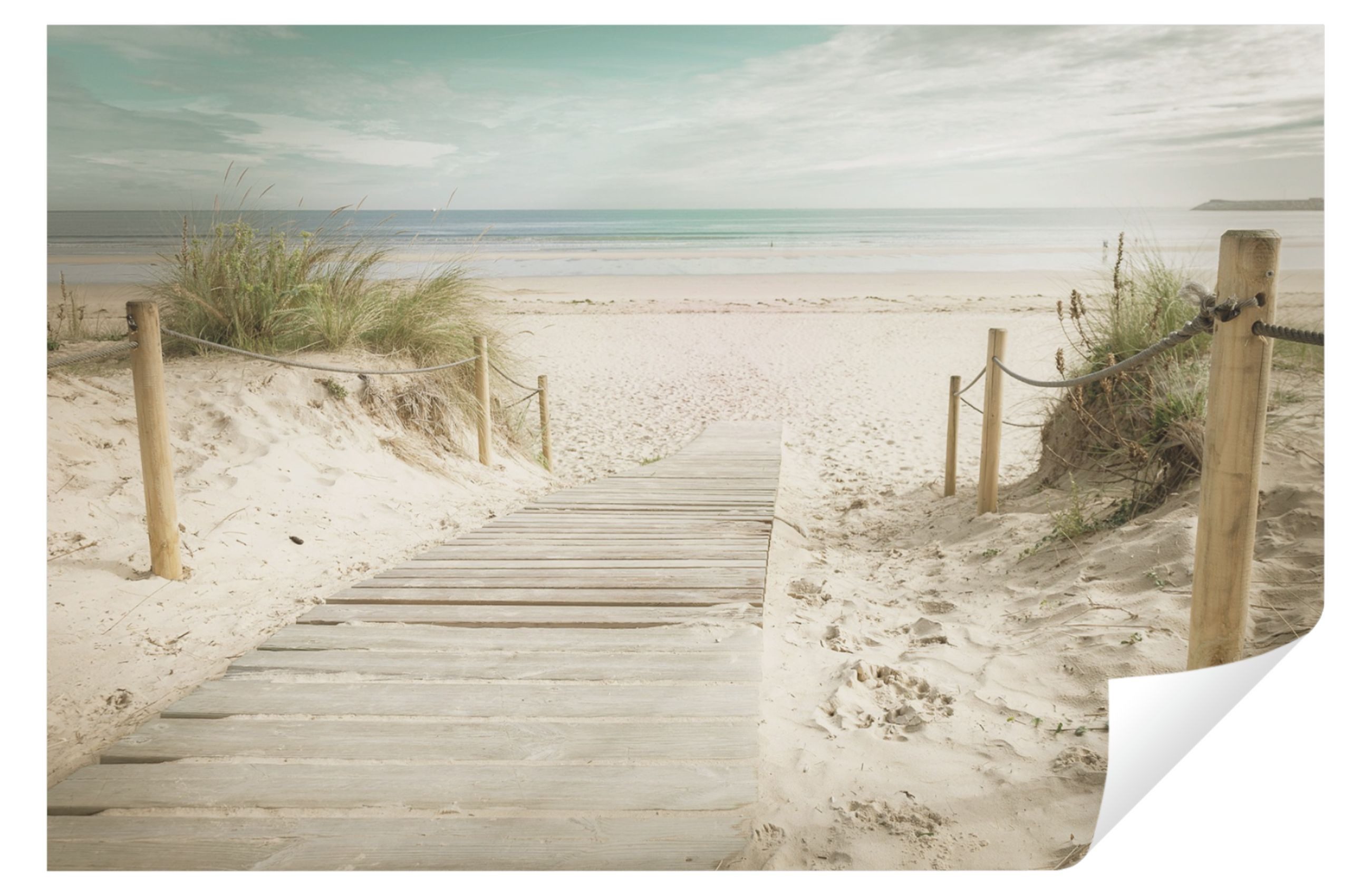 Wallarena Fototapete Strand Meer Natur Nordsee Ostsee Vlies Tapete Wohnzimm günstig online kaufen