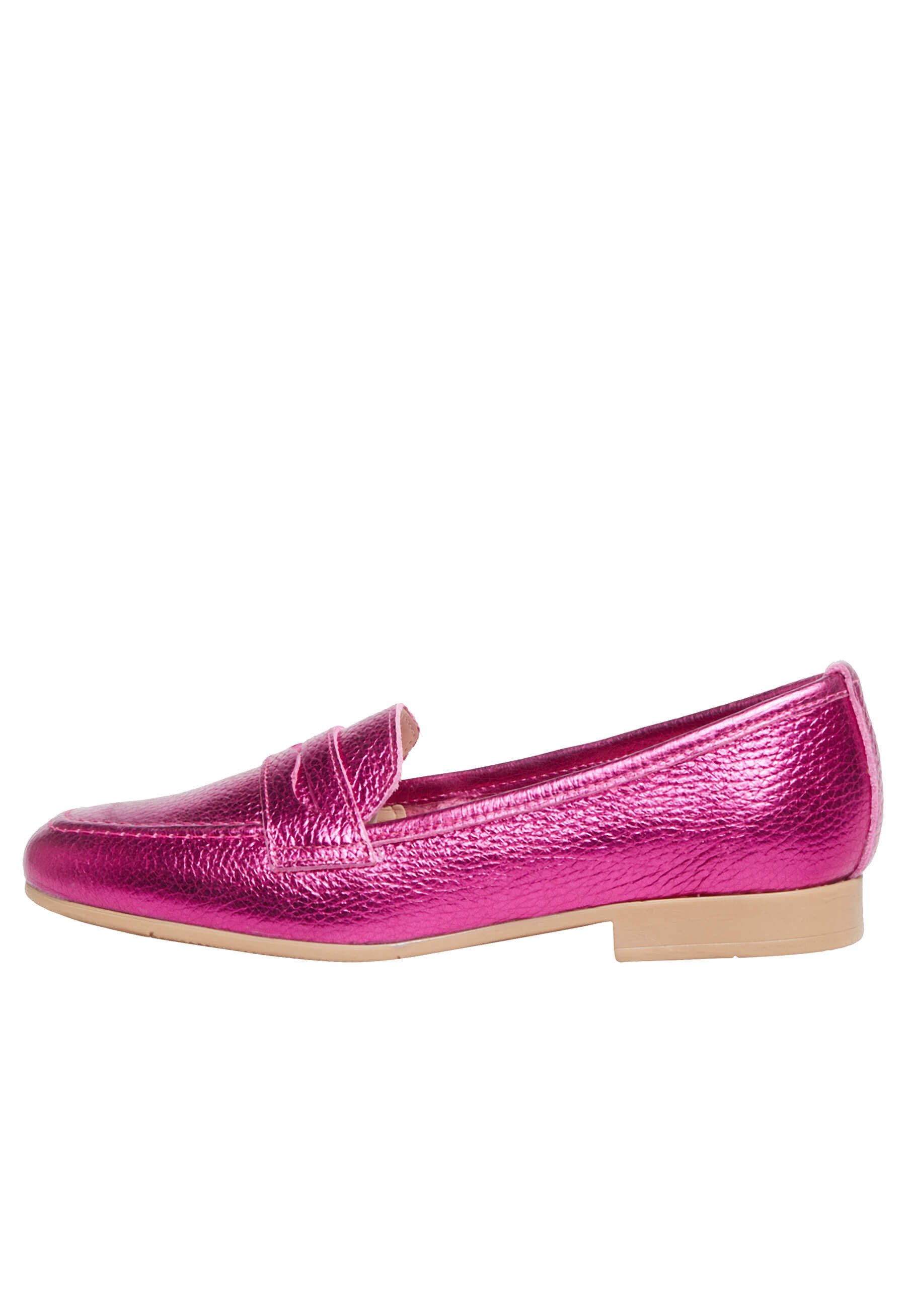 mia&jo Loafer In Metallic-optik Loafer