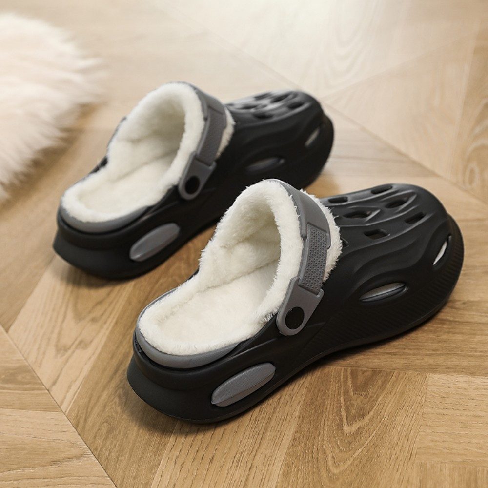 HUSK'SWARE Clog (Gefütterte Clogs für Damen und Herren – warme) Gefütterte Lochschuhe – komfortabel, warm und atmungsaktiv