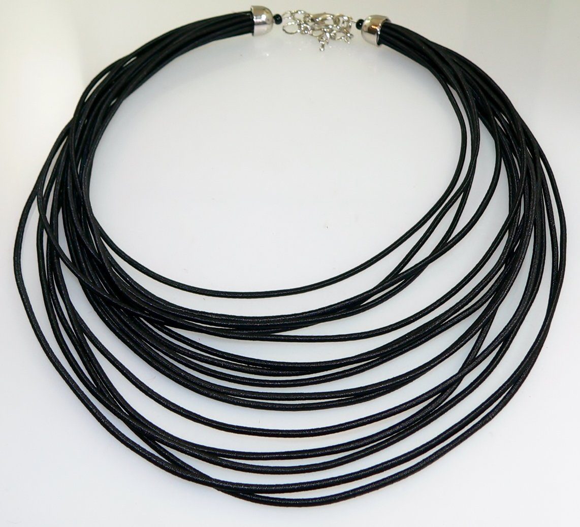 traumschmuck Textilband 393c Collier Halskette Statement Textilband mehrrei günstig online kaufen