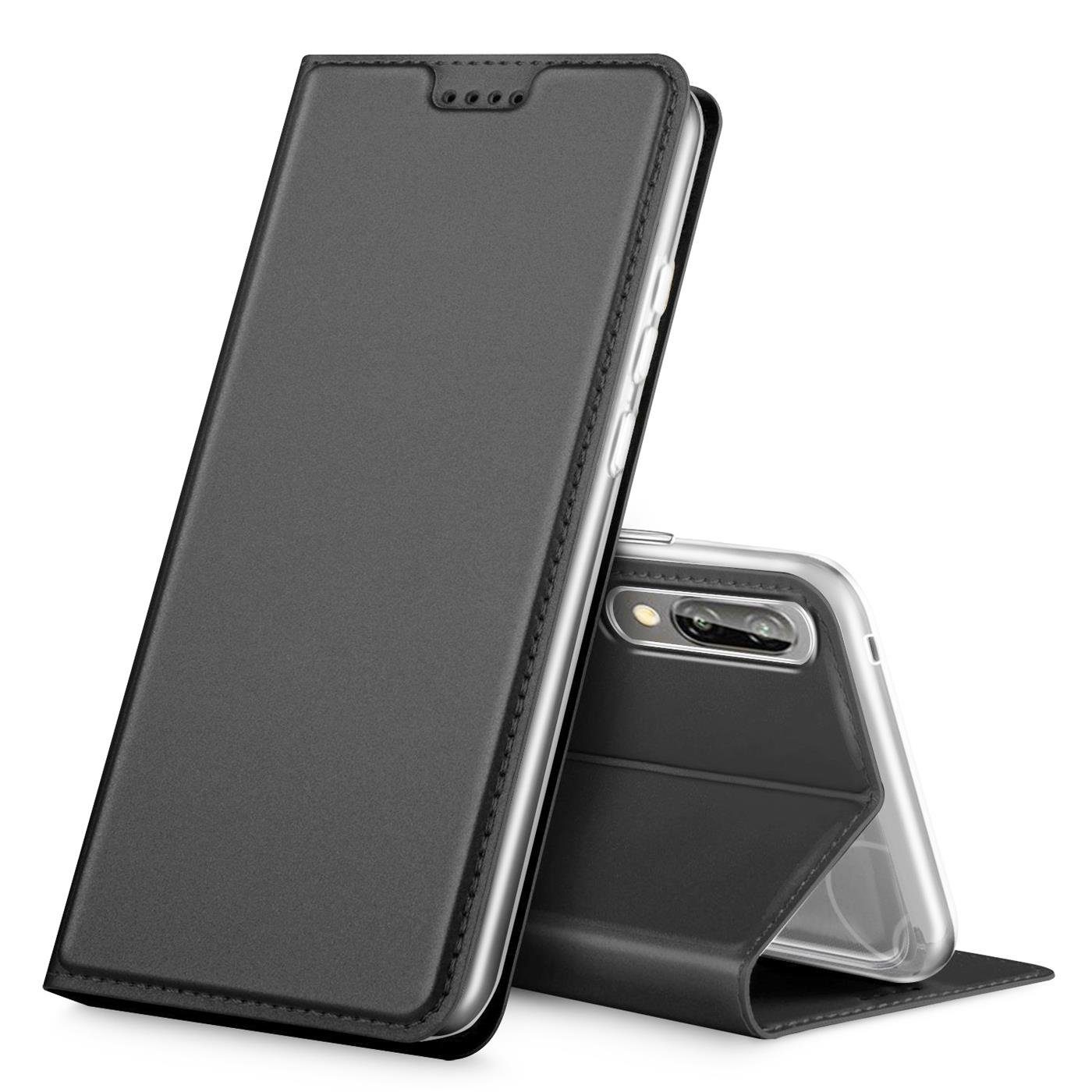 CoolGadget Handyhülle Magnet Case Handy Tasche für Huawei P20 5,8 Zoll, Hülle Klapphülle Ultra Slim Flip Cover für P20 Schutzhülle