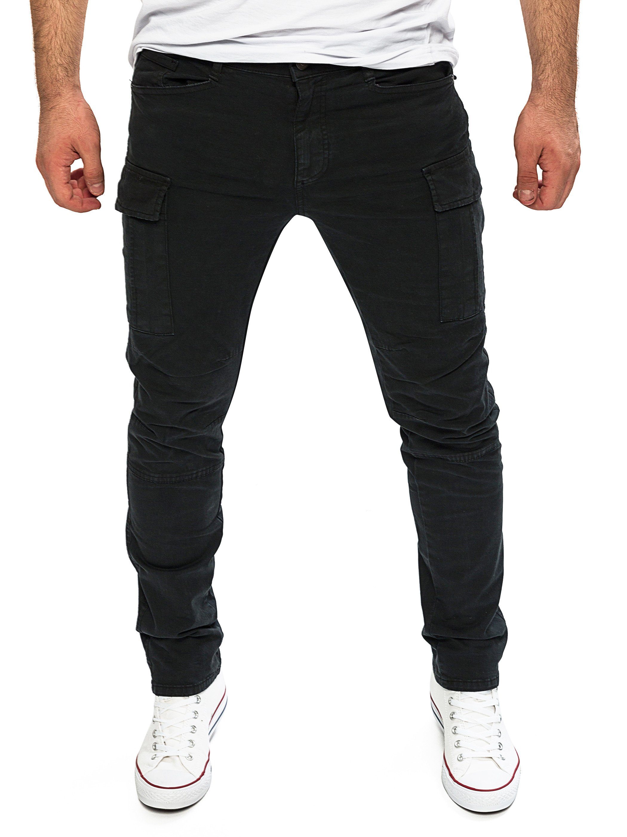 Yazubi Cargohose Cargo Chino Jayden (1-tlg) mit aufgesetzten Cargotaschen günstig online kaufen