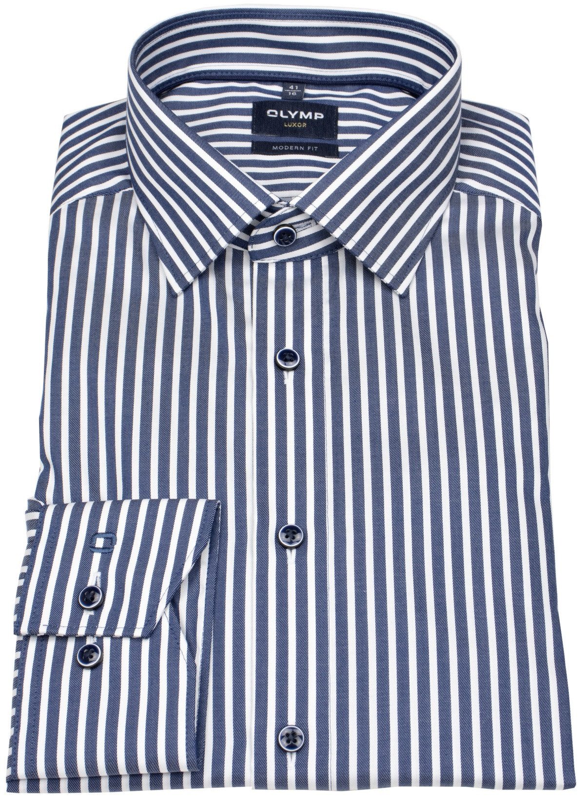 OLYMP Businesshemd Modern Fit extra langer Arm leicht tailliert bügelfrei günstig online kaufen