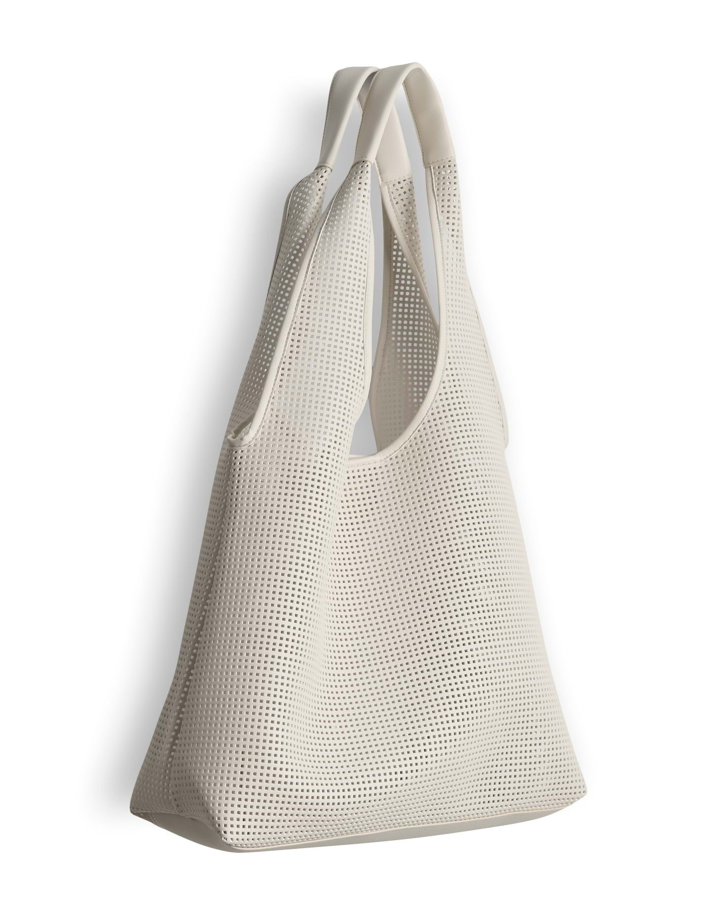 someday Shopper Bliano bag aus Lasercut-Lederimitat, Mit integrierter Clutch und Magnetverschluss