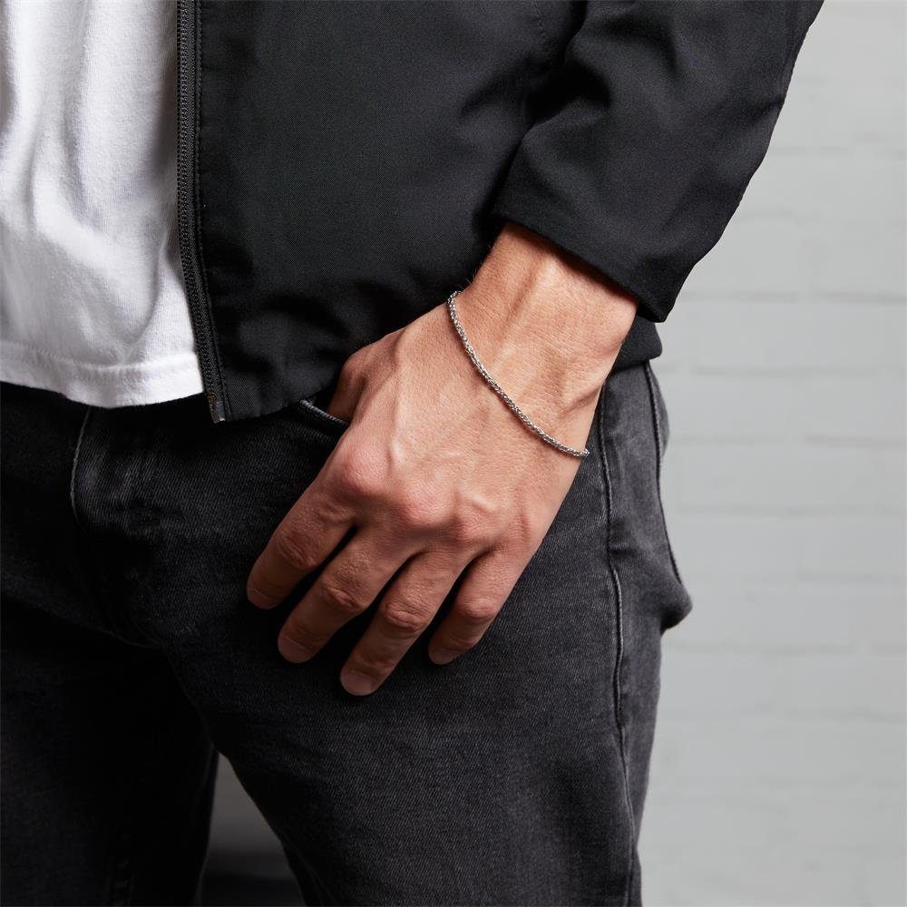 JEWLIX Königsarmband JEWLIX Königsarmband für Herren aus 925er Silber, 2mm( günstig online kaufen