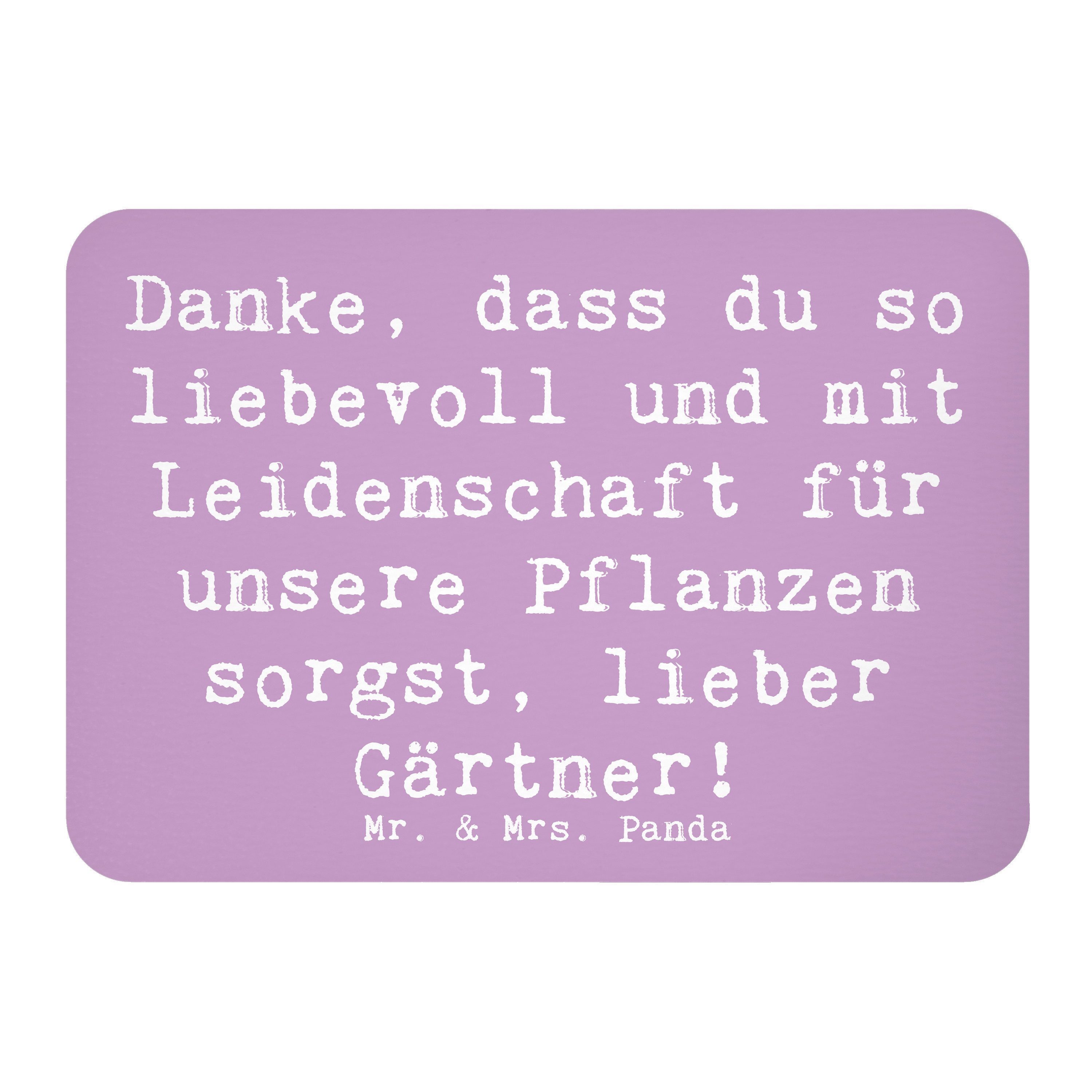 Magnet Spruch Lieber Gärtner - Lavendeltraum - Geschenk, Gartenfreude, Dankb
