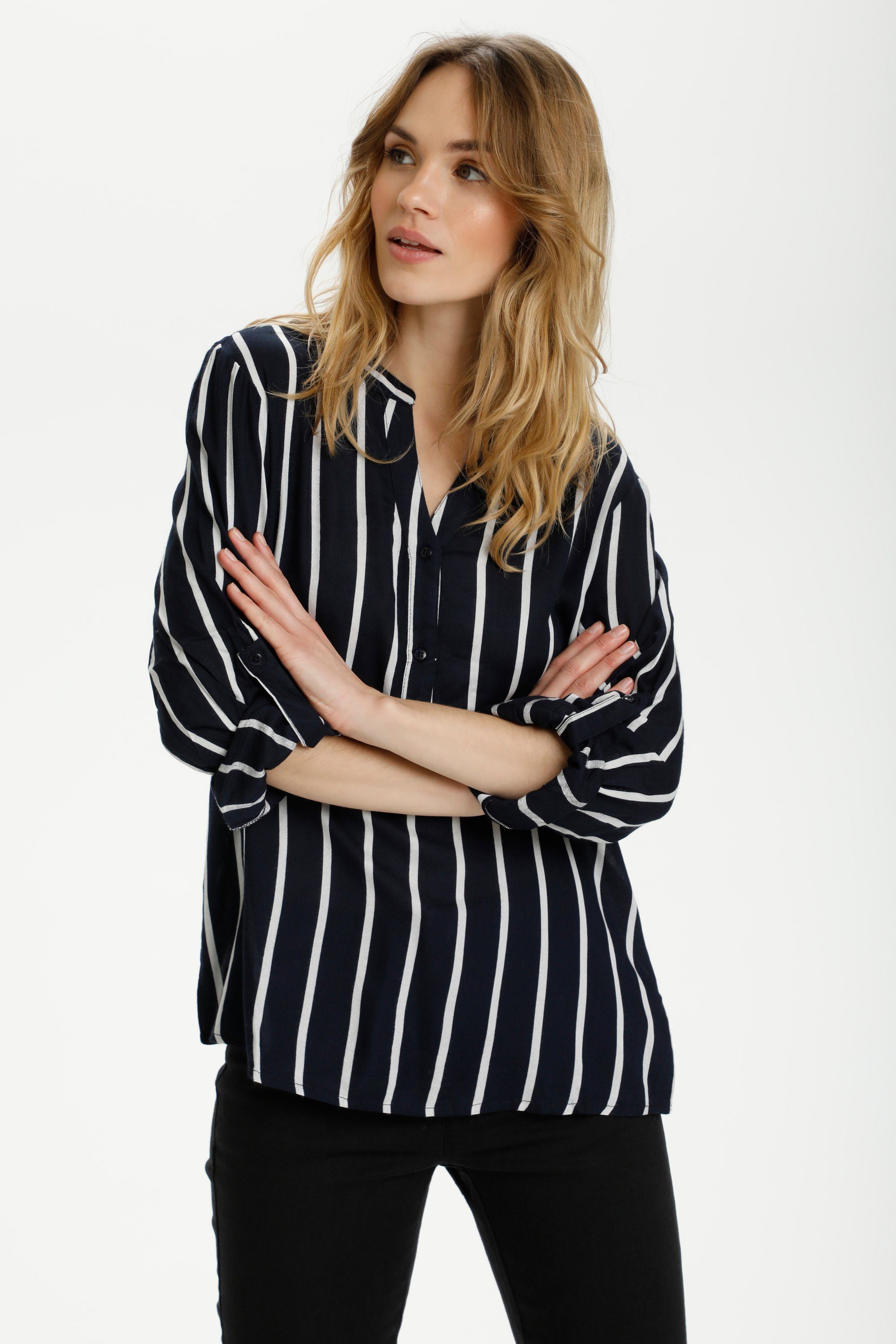 KAFFE Langarmbluse Langarm-Bluse KAstridy günstig online kaufen