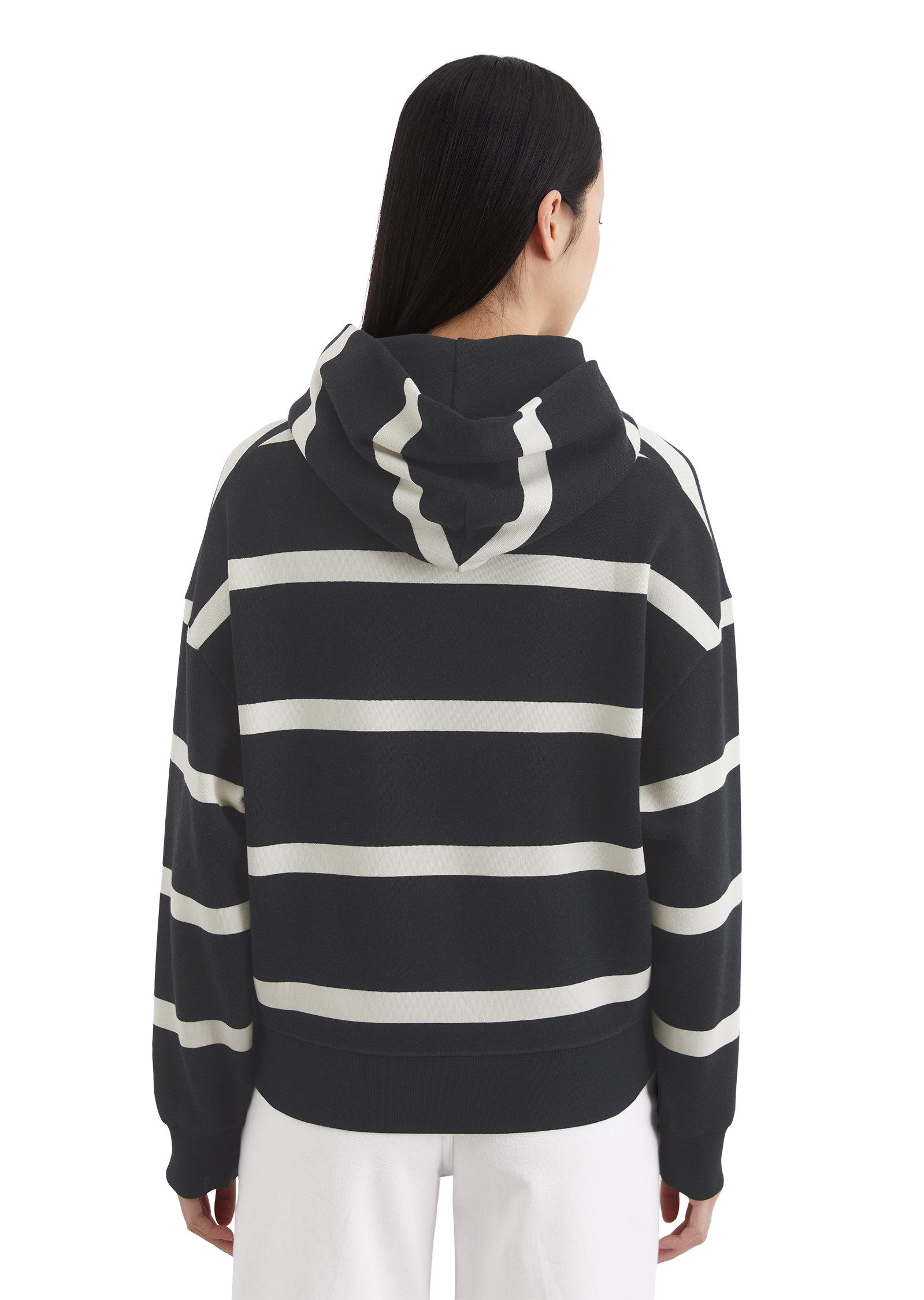 Marc O'Polo Hoodie prägnant gesticktes Logo günstig online kaufen