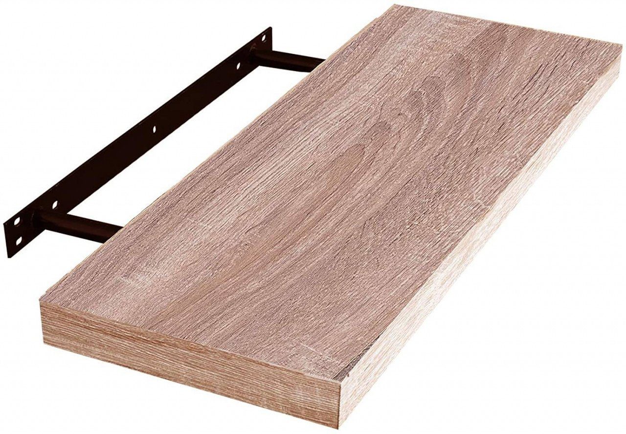 EUGAD Wandregal, 1-tlg., Holz Board Modern in verschiedenen Farben Größen