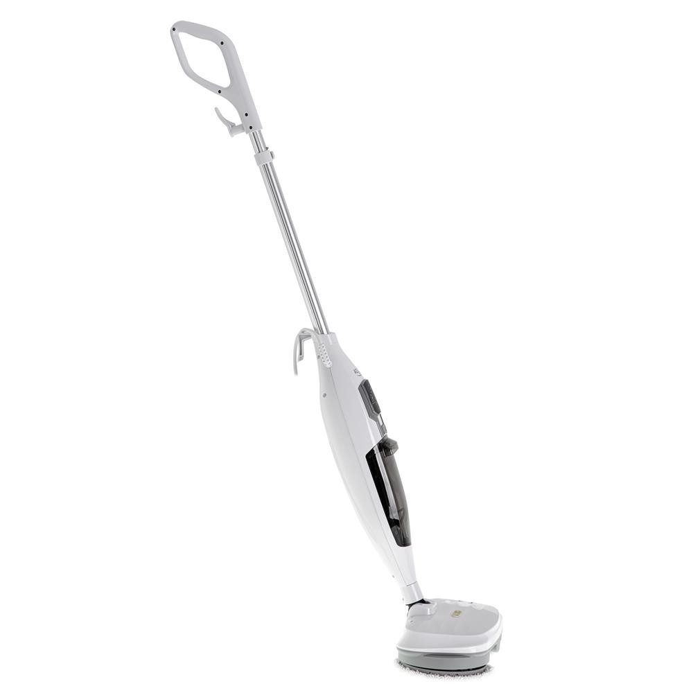 Adler Dampfreiniger AD 7052, hygienische Bodenreinigung, Rotation Dampfmopp, weiß