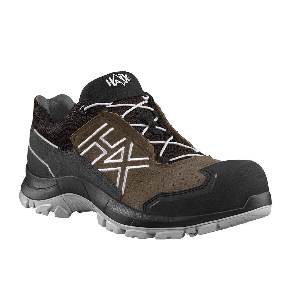 haix BLACK EAGLE Safety 200 M, T, braun - UK 12.0 / EU 47 Sicherheitsschuh Ultraleicht. Metallfrei