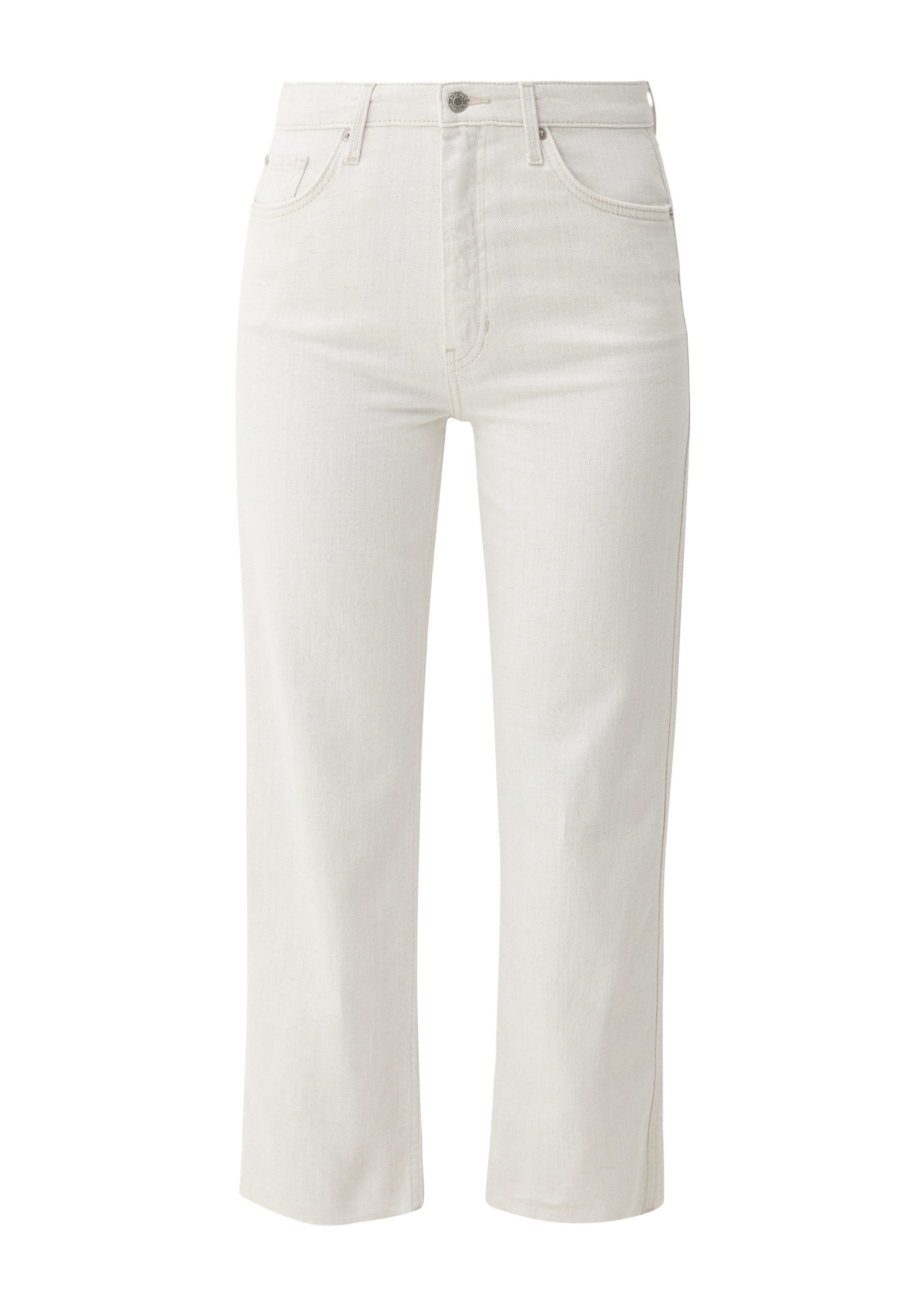 s.Oliver Regular-fit-Jeans Jeans-Hose KAROLIN Regular: Jeans mit Leinen