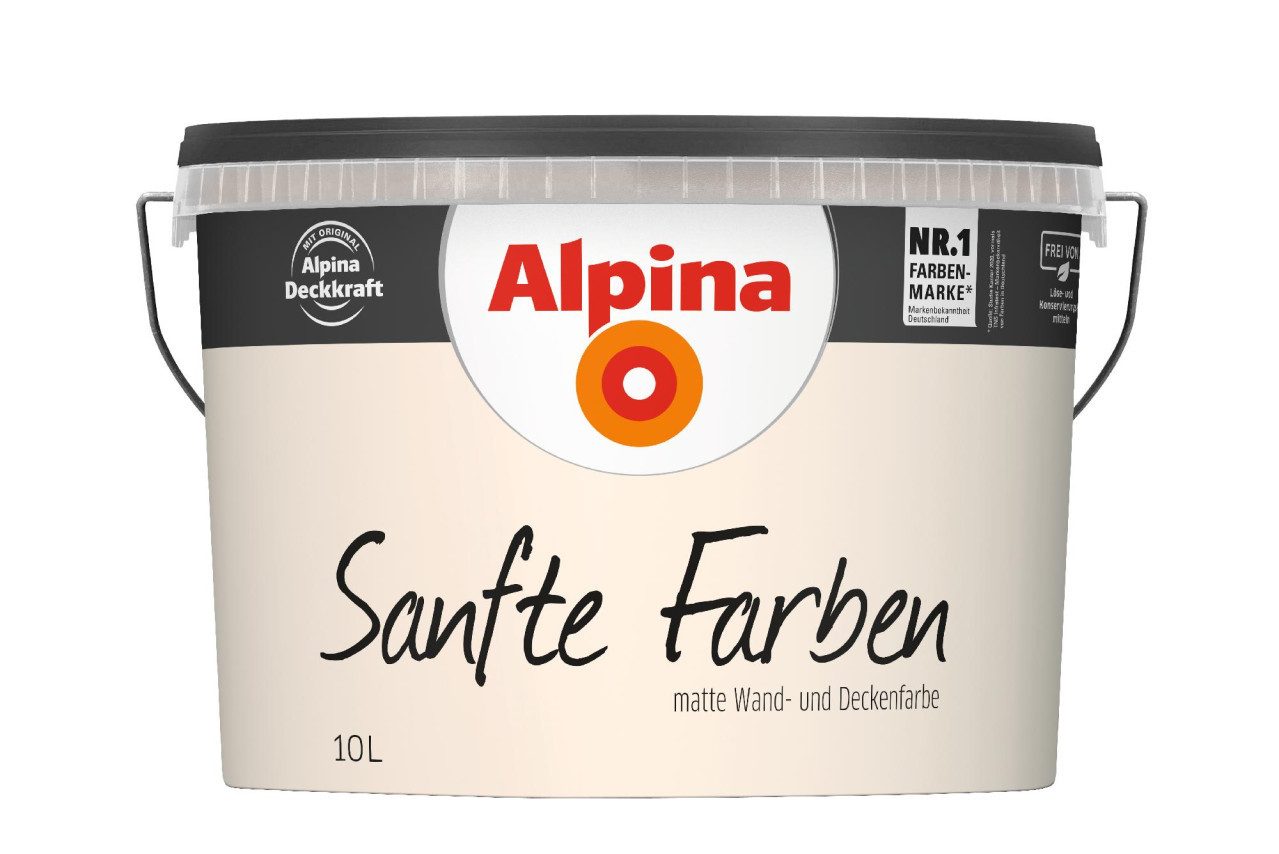 Alpina Sockelleiste Alpina Sanfte Farben Wandfarbe 10 L strand