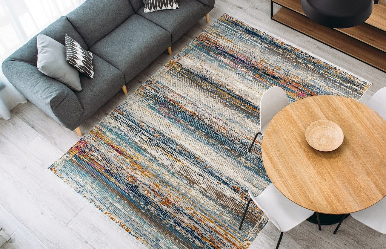calo-deluxe Teppich Valessa-808, rechteckig, Höhe: 5 mm, Wohnzimmer