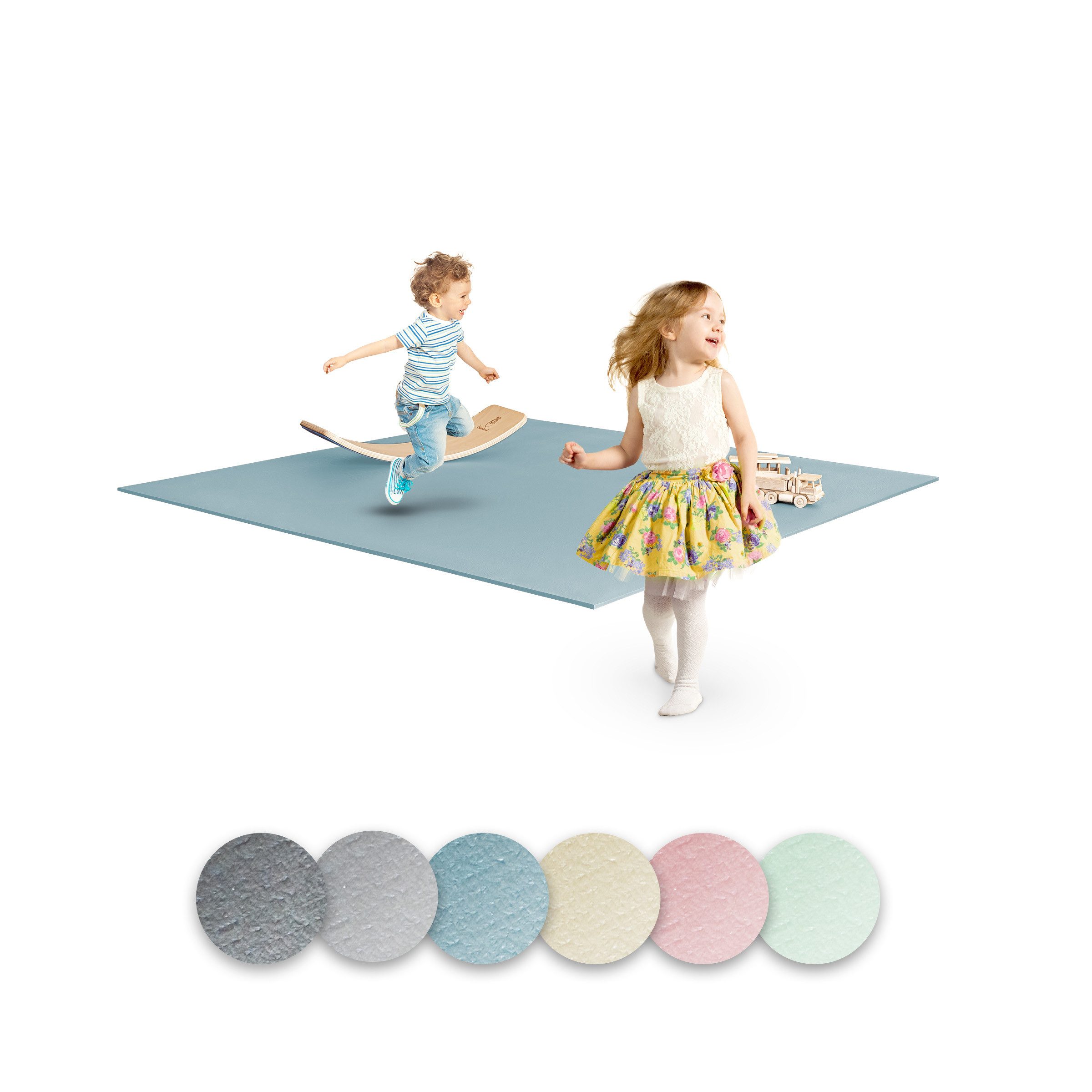 Ehrenkind Spielmatte Krabbelmatte Pro, rutschfeste Babymatte, Spielmatte (Exzellenter Schutz beim Spielen & Toben, Warm, isolierend & weich, 180x120 cm), Extra dick und soft, Made in Germany, Oeko-Tex 100, Spielmatte Baby