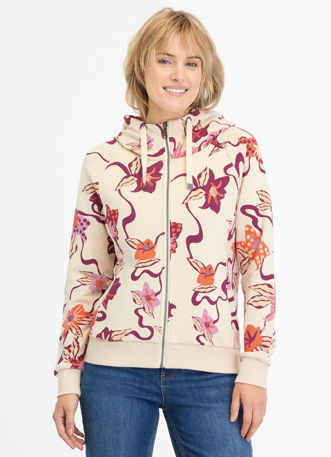 Ragwear Sweatjacke FLLAWIA PRINT günstig online kaufen