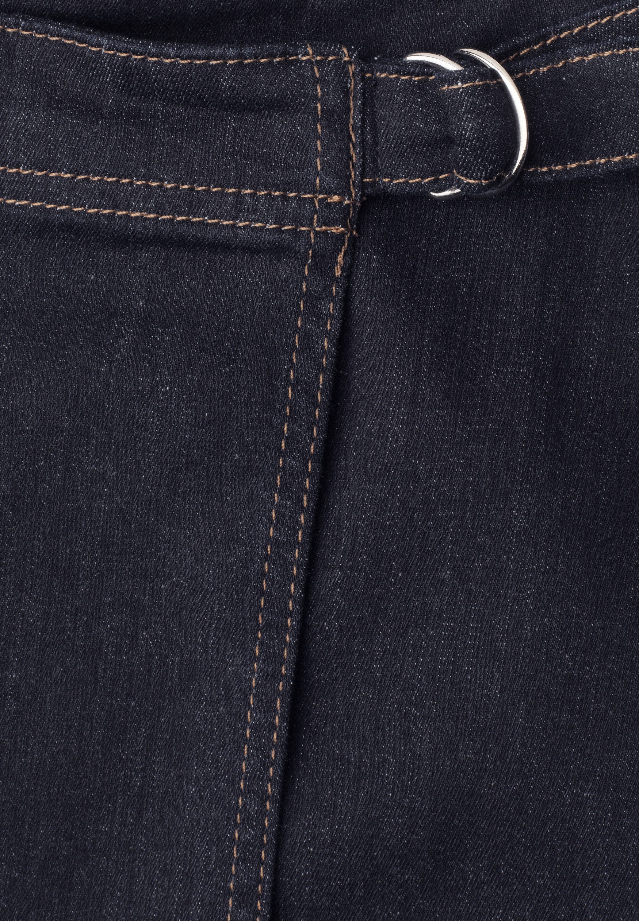 STREET ONE Jeansrock Sommer Denim Rock in Wickeloptik – Bild 5 von 5