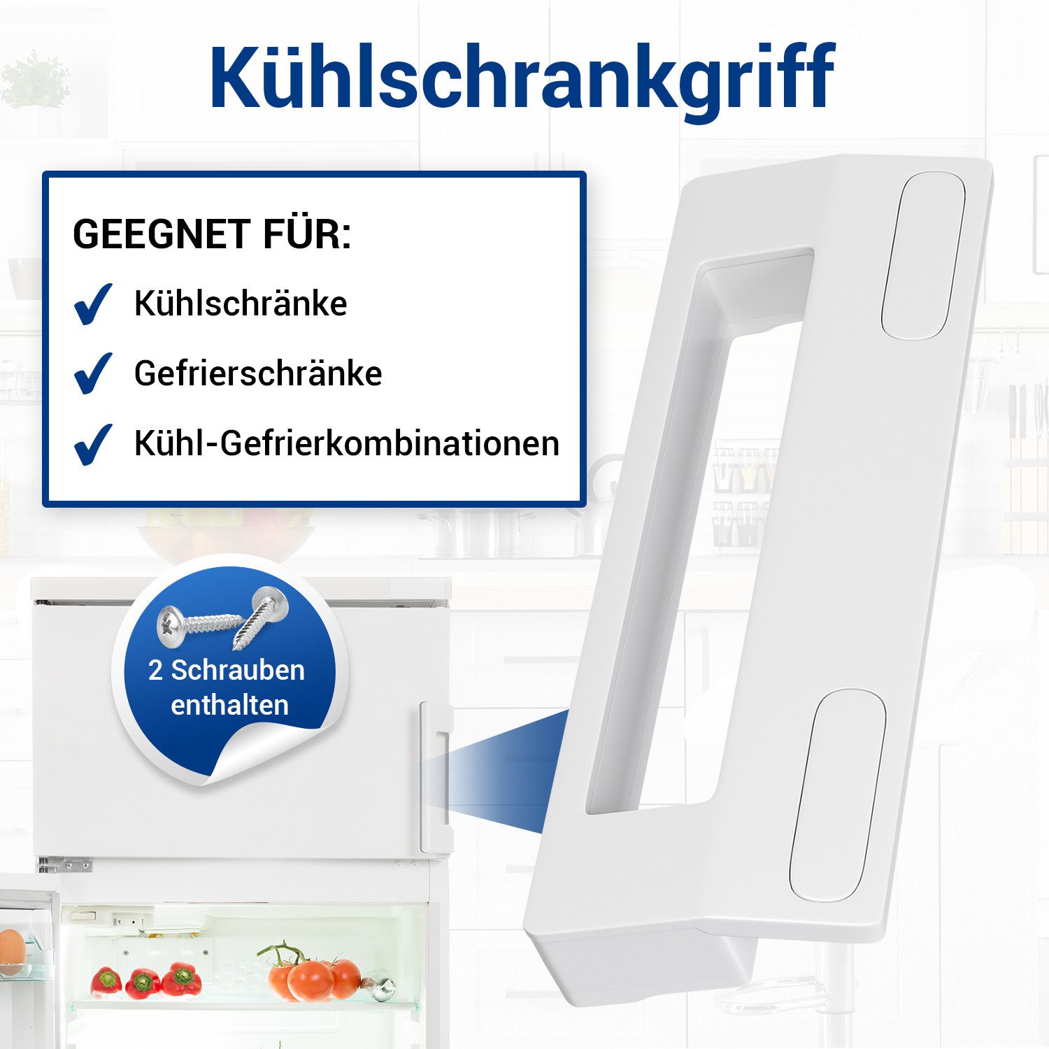 VIOKS Türgriff universal Handgriff 187 mm mit 90-172 mm Schraubenabstand, 1 günstig online kaufen
