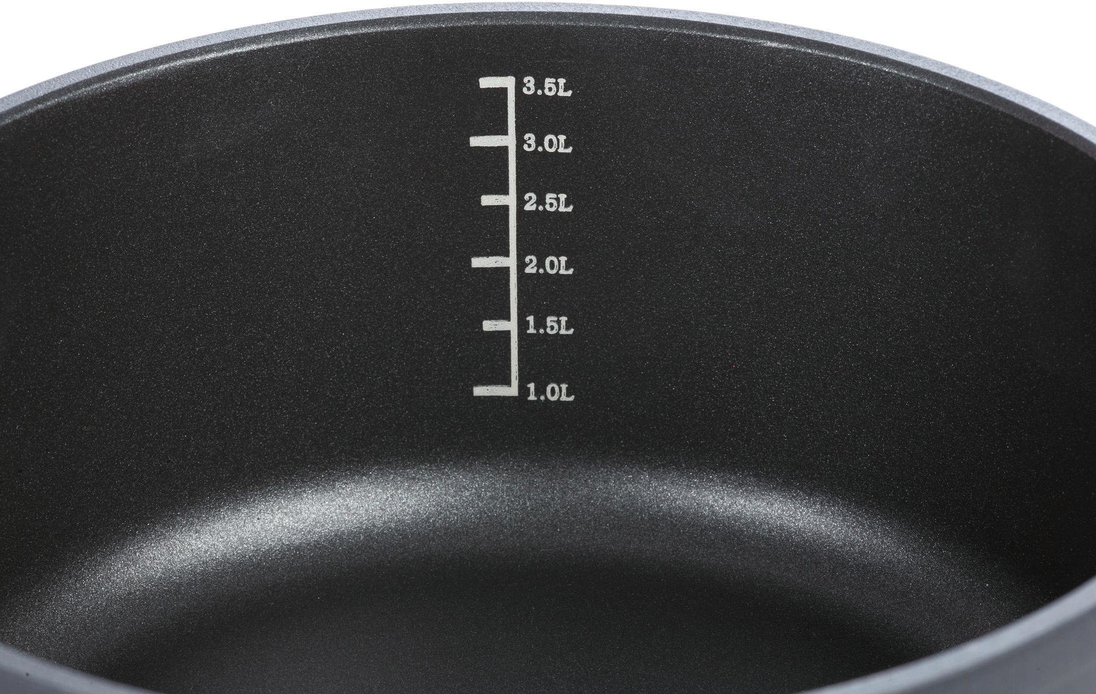 GSW Kochtopf SilcoGuss noir, Aluminiumguss (1-tlg), Induktion