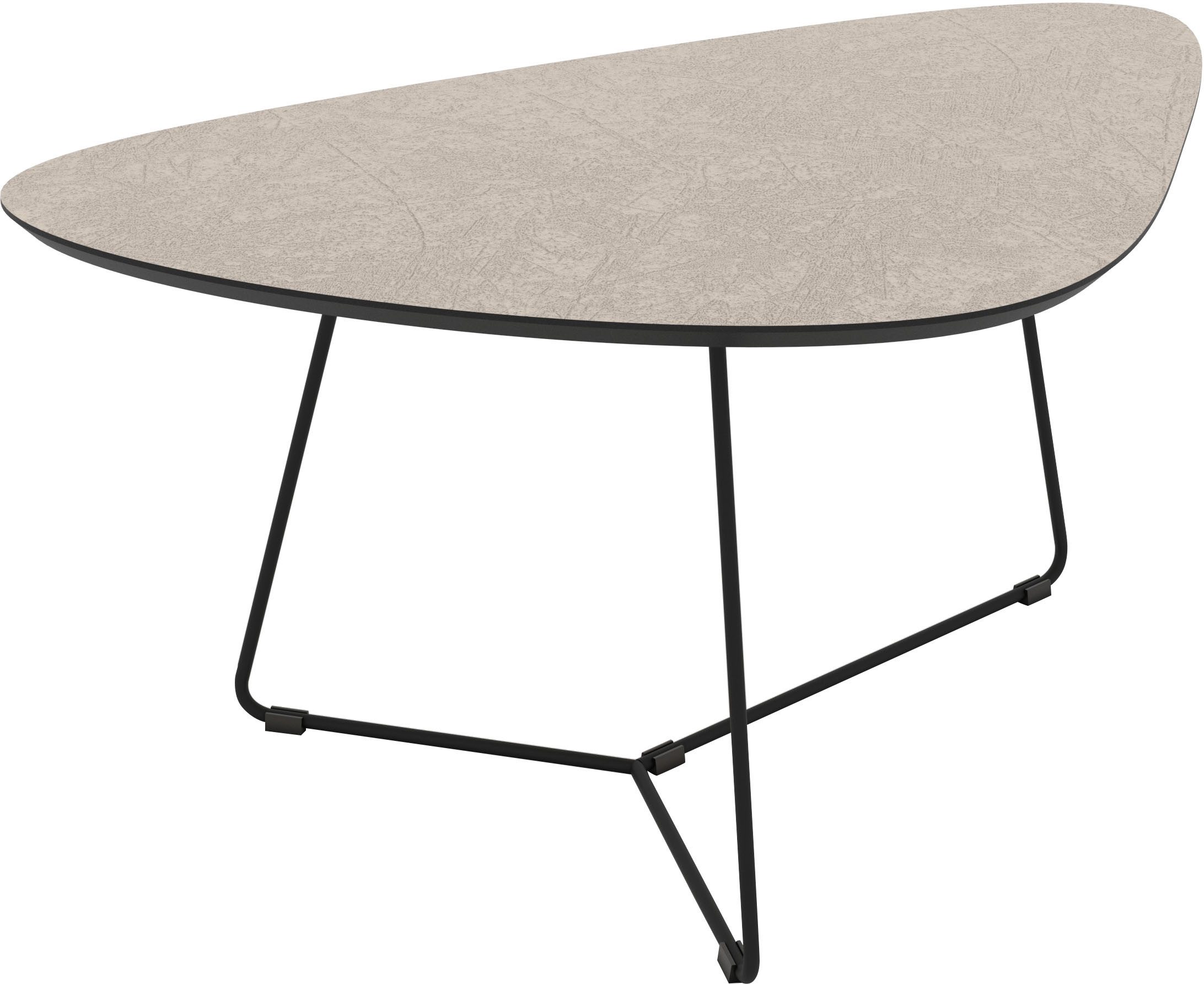 HELA Couchtisch PISA (Set, 2-St), 2er Set, Platten in Nierenform, gefräst, Schweizer Kante