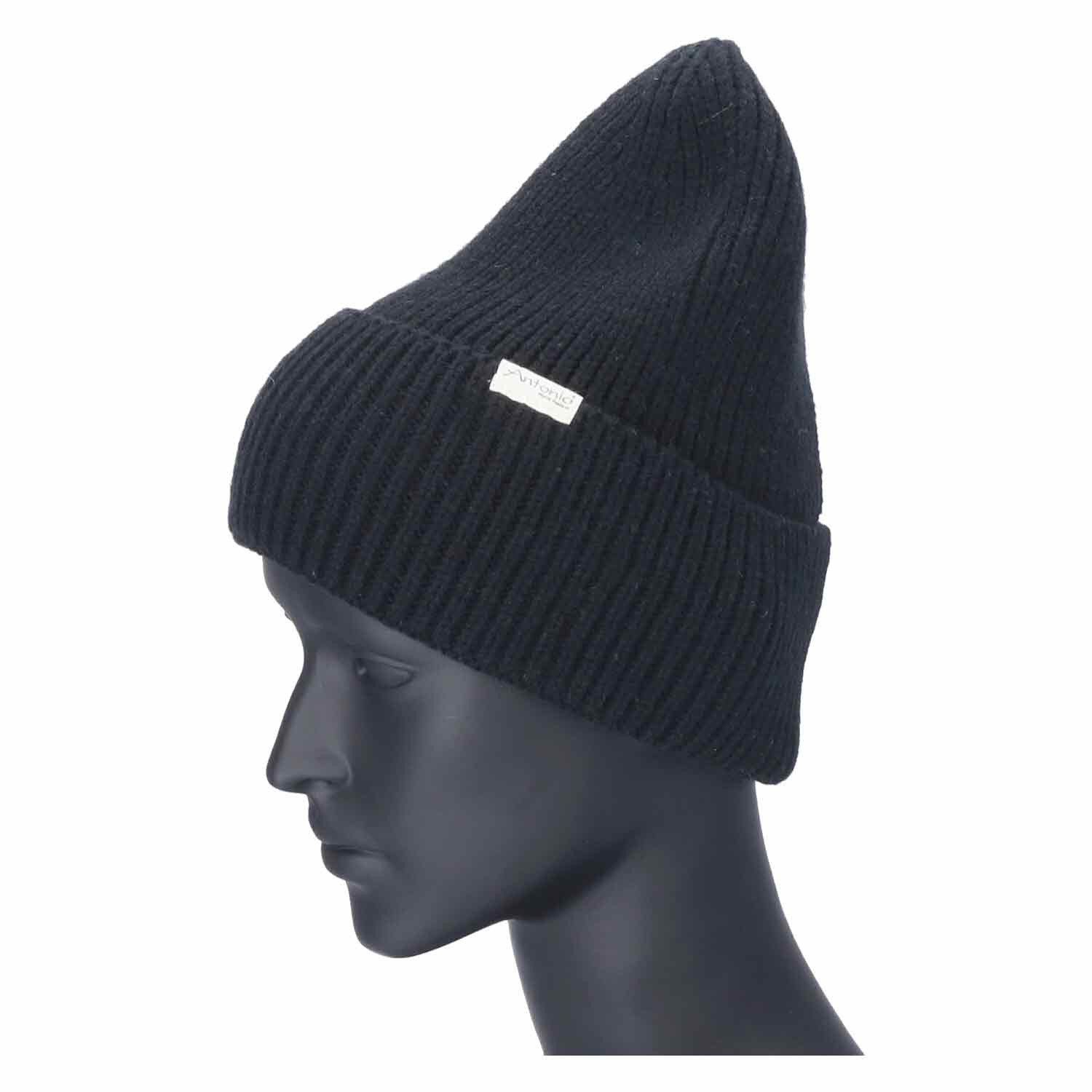 Antonio Strickmütze Antonio Strick Mütze Beanie schwarz (1-St) günstig online kaufen
