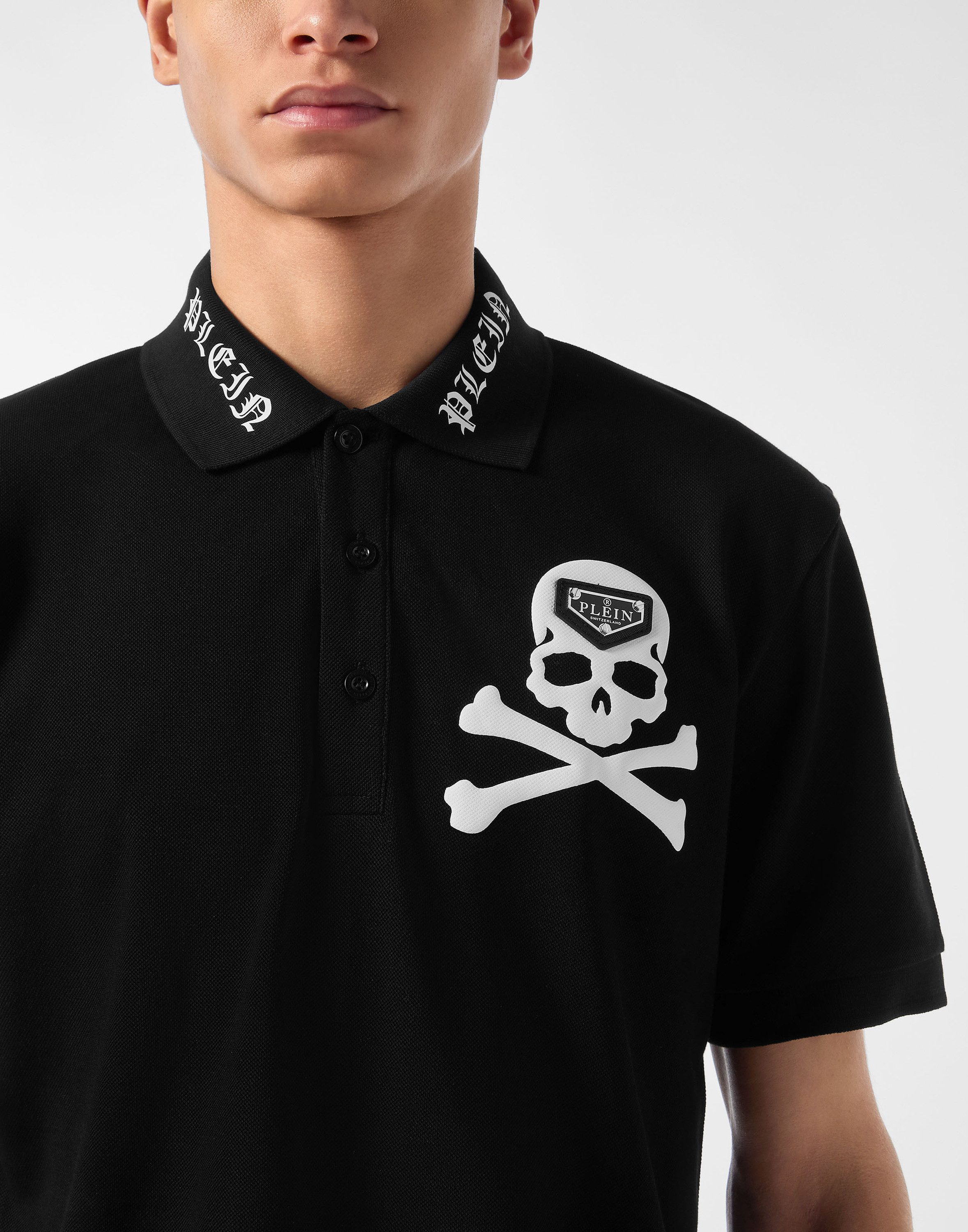 PHILIPP PLEIN Poloshirt Skull