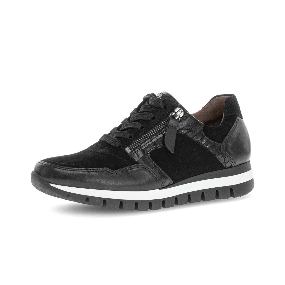 Gabor Sneaker low Materialmix Leder Sneaker günstig online kaufen