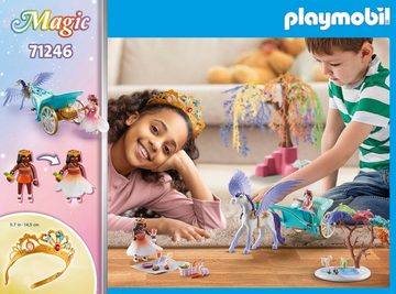 Playmobil® Konstruktions-Spielset Picknick mit Pegasuskutsche (71246), Magic, (101 St), Made in Germany