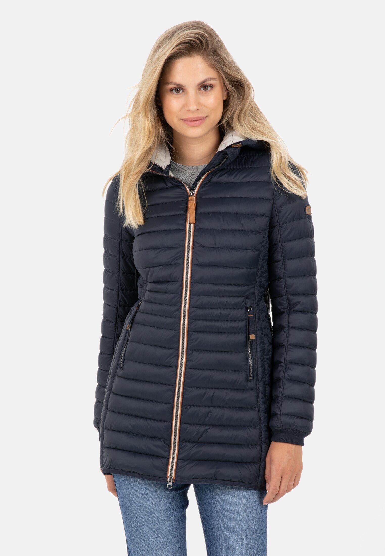 camel active Funktionsjacke mit abnehmbarer Kapuze Navy