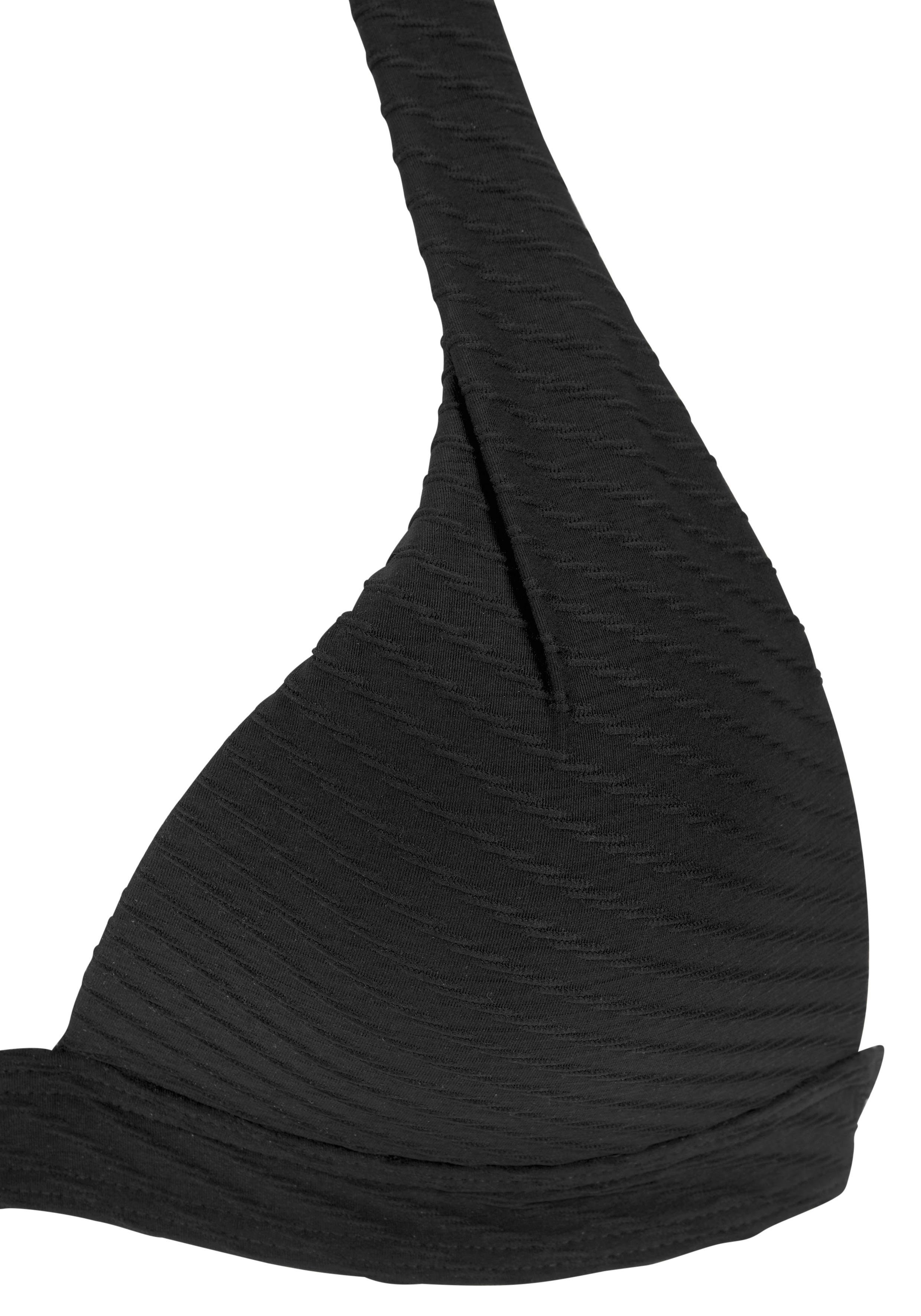 s.Oliver Zierknoten mit Triangel-Bikini schwarz