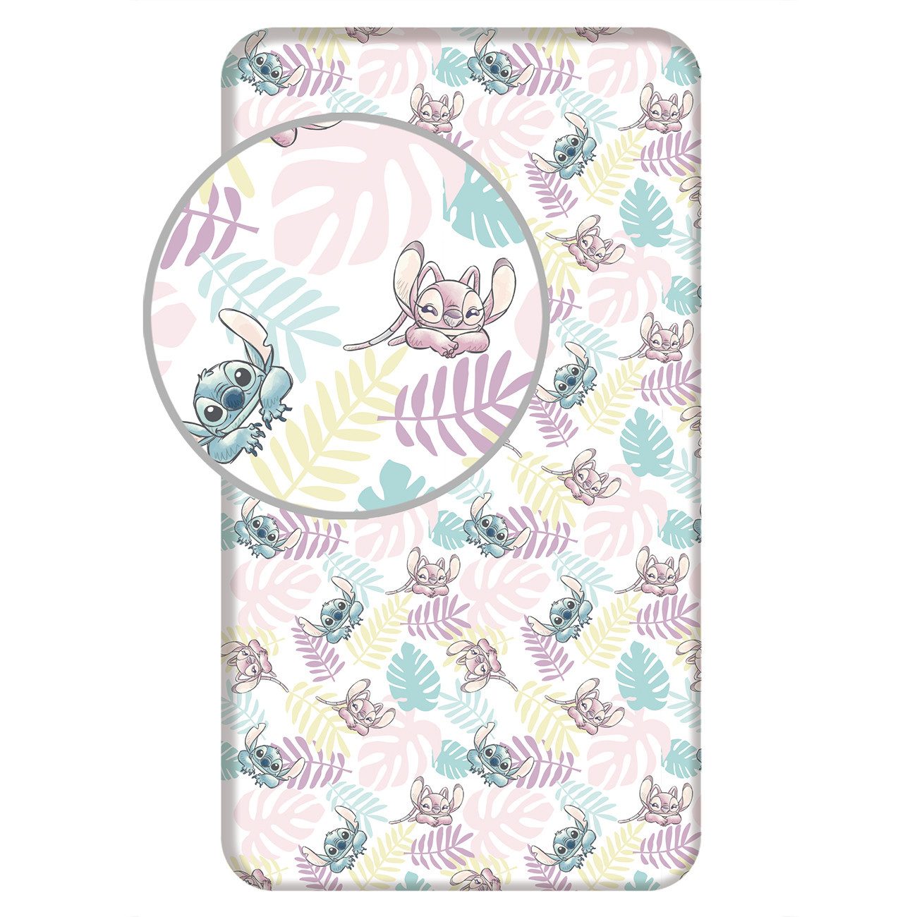 Lilo & Stitch Spannbettlaken Lilo and Stitch Spannbettlaken 90 x 200 cm 100 günstig online kaufen