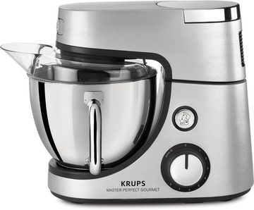 Krups Küchenmaschine KA631D Master Perfect Gourmet;, 1100 W, 4,60 l Schüssel, 8 Geschwindigkeiten; 4,6L Edelstahlschüssel