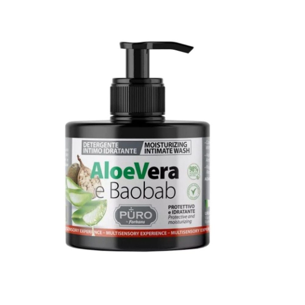 Intimpflege PURO BIO Intimwäsche Aloe Vera und Baobab (Affenbrotbaum) 250 ml