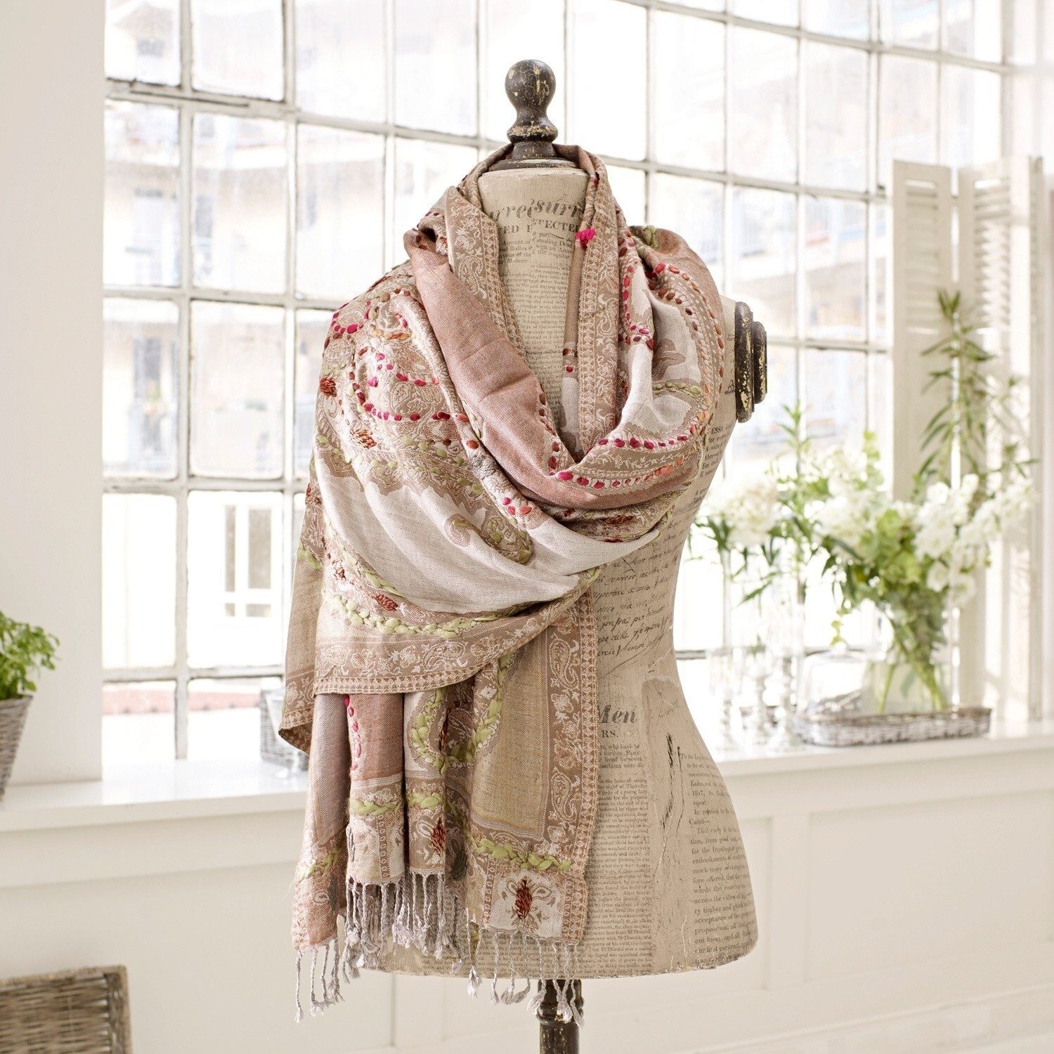 Mirabeau Modeschal Schal Linou creme, none