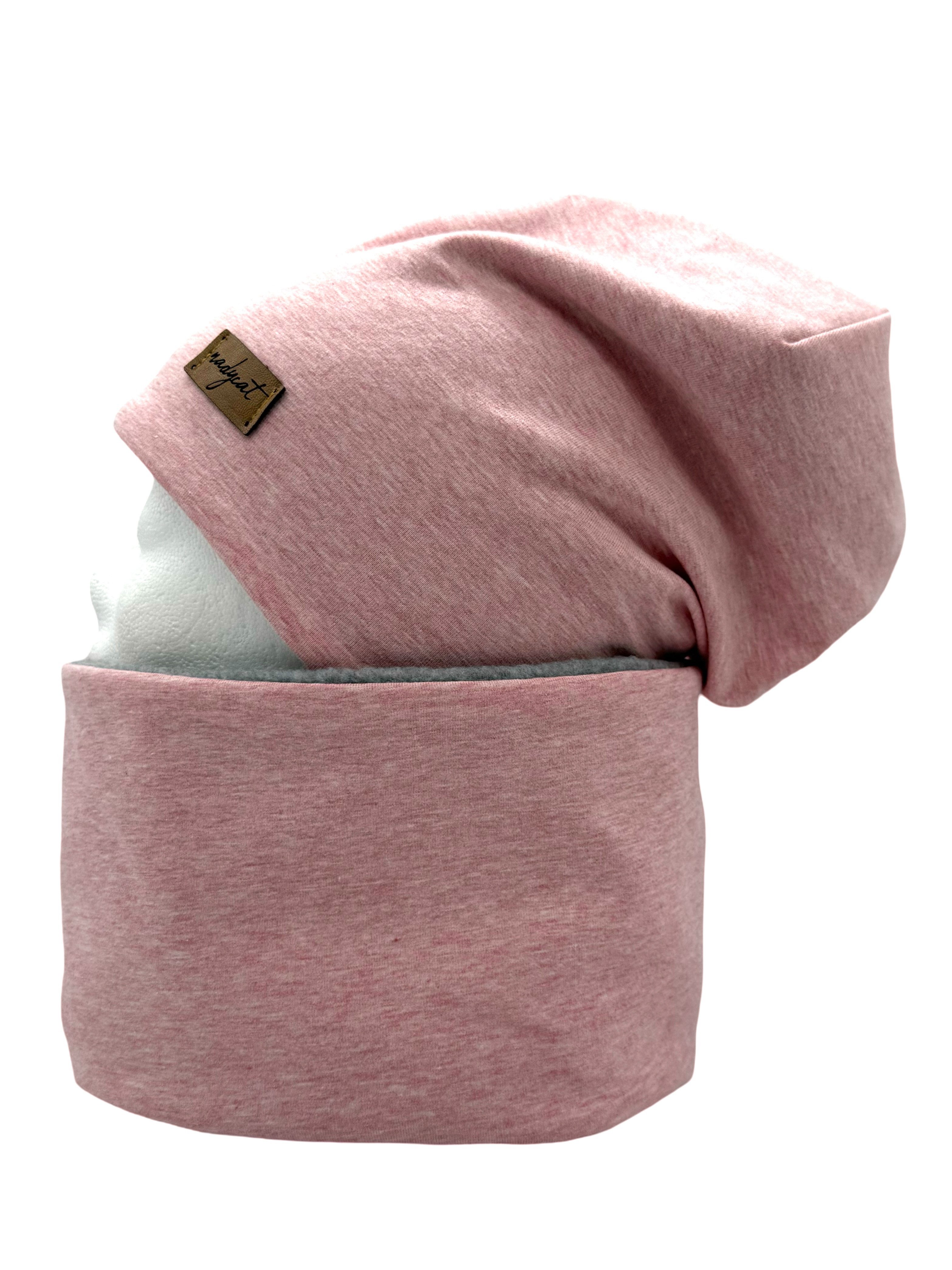 nadycat Beanie ROSA meliert UNI (2-St., Beanie & Loop) handgefertigt aus de günstig online kaufen