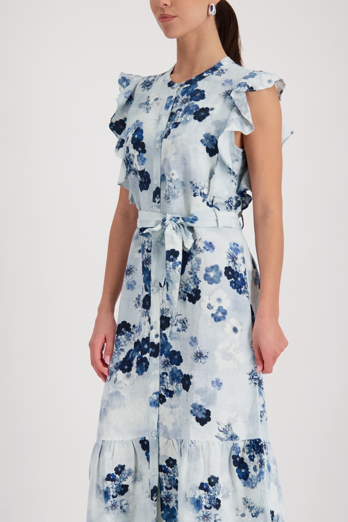 Monari Maxikleid Regular fit mit Volants