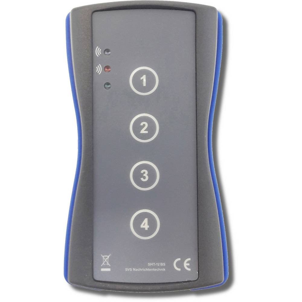 SVS Nachrichtentechnik Funk-Empfangsmodul 4-Kanal Handsender mit Dichtung und Stoßschutz IP65 01240.92