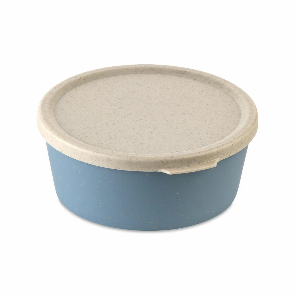 KOZIOL Schale Connect Bowl Nature Flower Blue, 400 ml, Biozirkulärer Kunststoff
