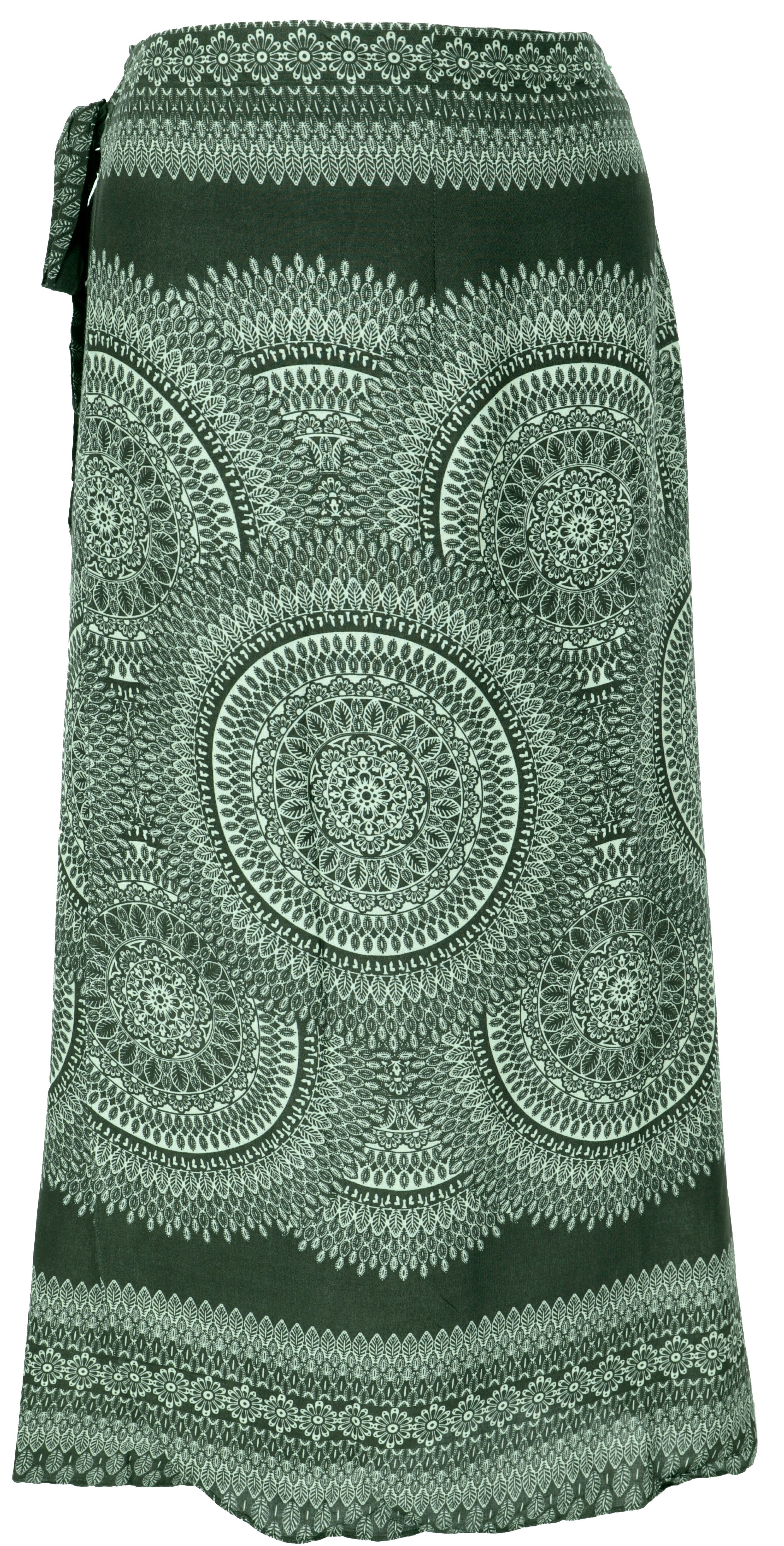 Guru-Shop Minirock Langer Wickelrock, Strandrock, Sommerrock -.. günstig online kaufen