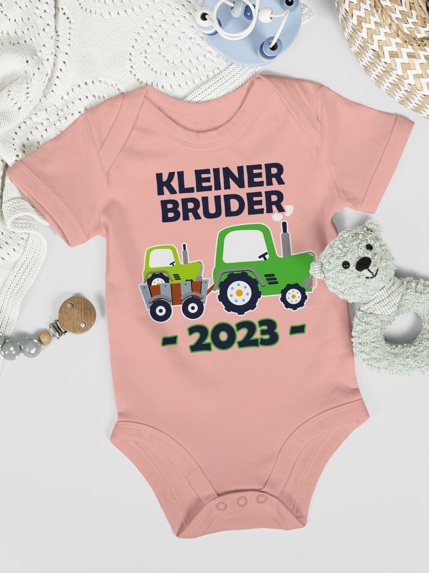 Kleiner 3 Shirtbody Babyrosa Kleiner Shirtracer Bruder Traktor Bruder 2023