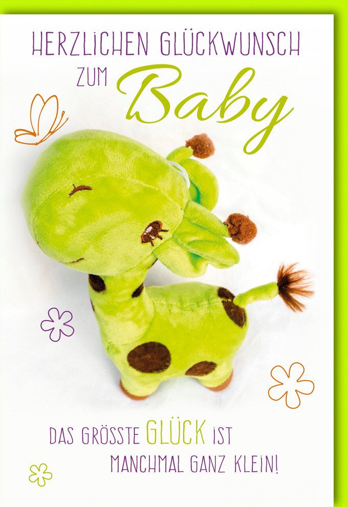 Grußkarten Geburt – Baby – Freudiges Ereignis - Karte mit Umschlag 9