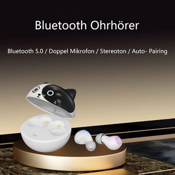 Togetface Bluetooth 5.0 Kabellos HiFi Stereoklang IPX5 Wasserdicht In-Ear-Kopfhörer (Smart Home Systeme für eine vernetzte und komfortable Wohnraumsteuerung, mit Mikrofon, 32 Std Spielzeit Touch Tasten für Reisen, Arbeit)