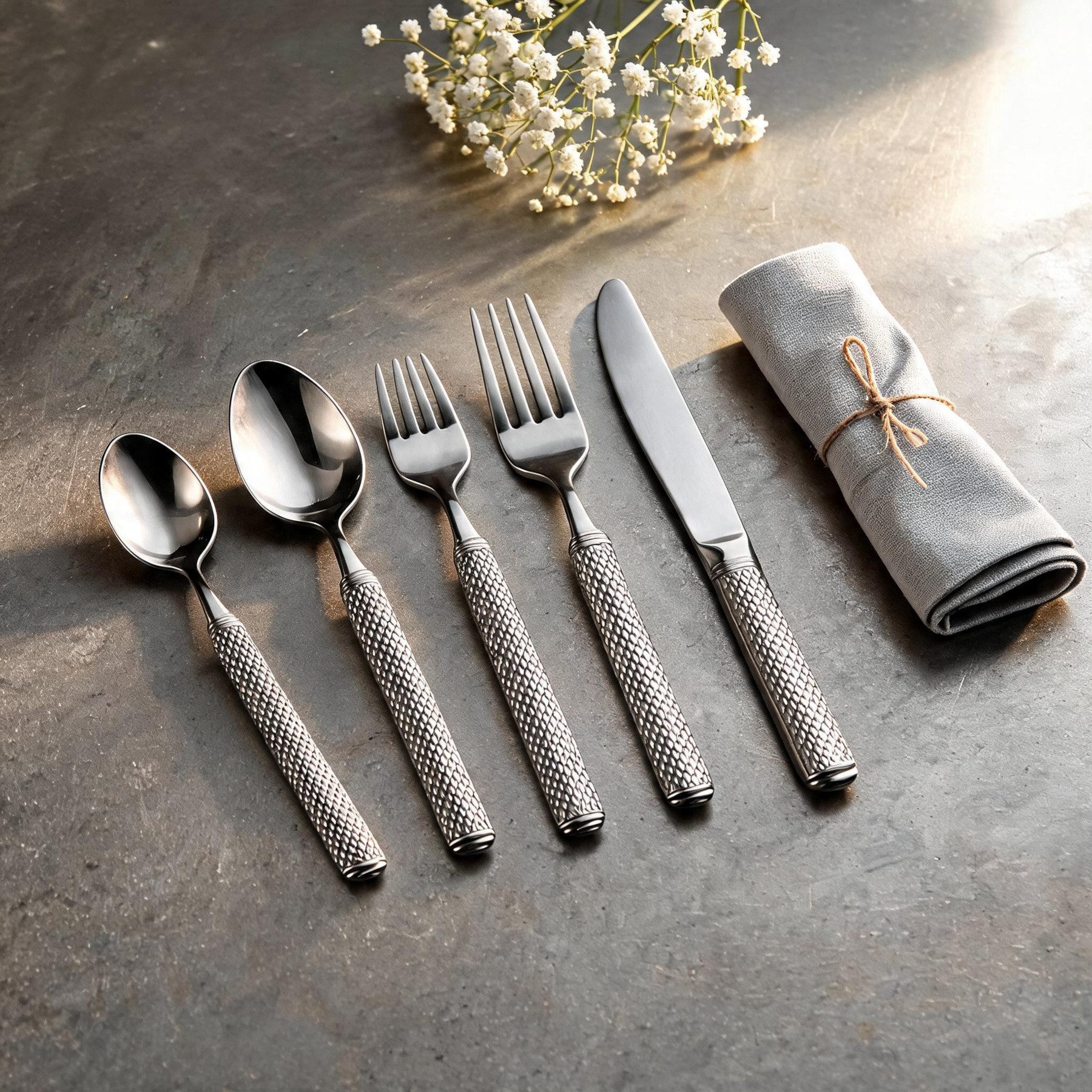 Mulex Besteck-Set Ohio (30-tlg), 6 Personen, Edelstahl 18/0