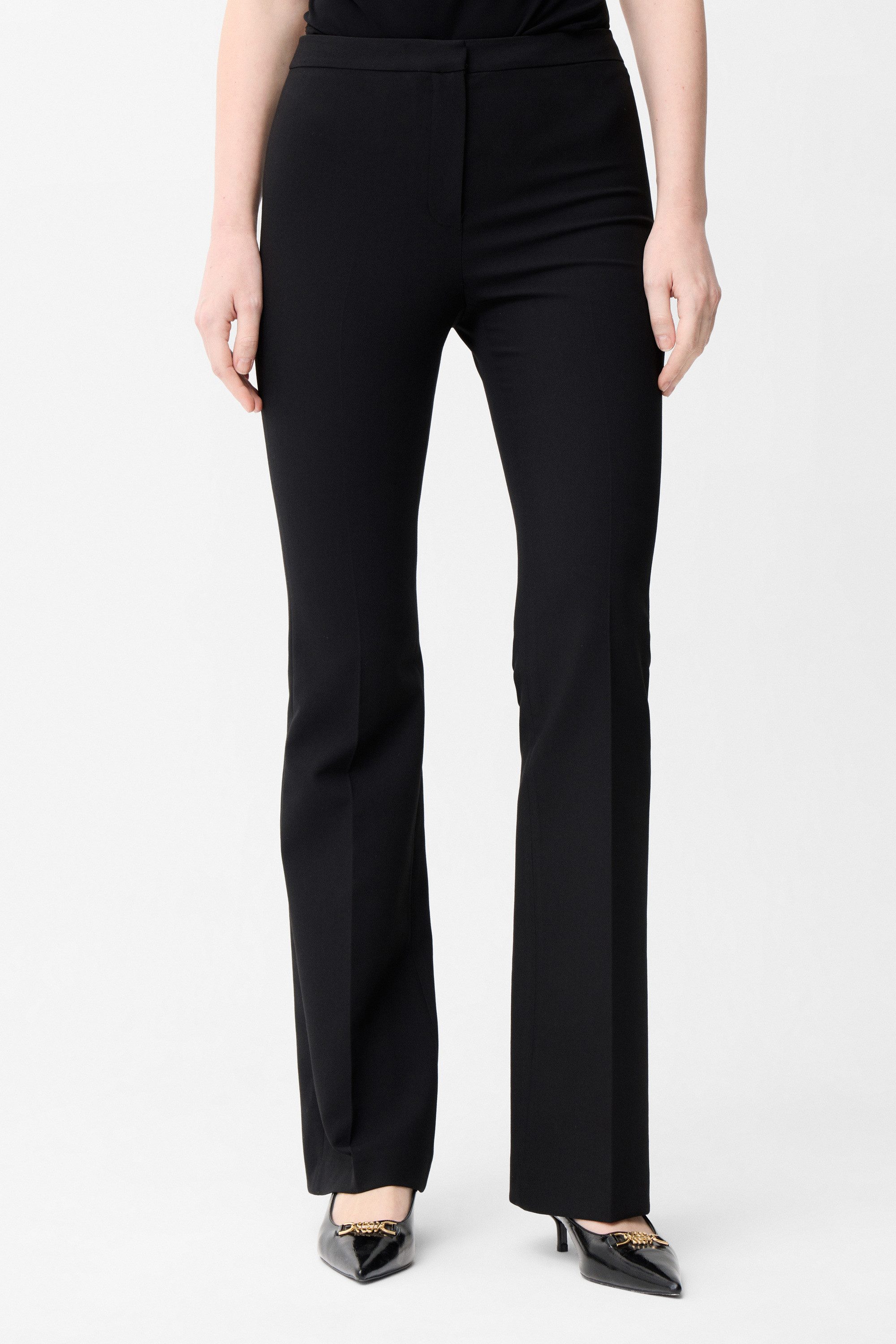 adL Anzughose Slim-Fit-Hose mit hohem Bund