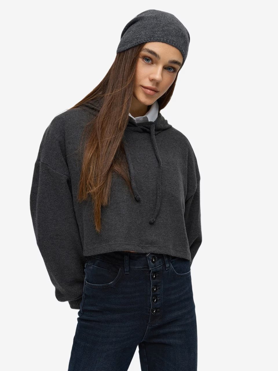 Kapuzenpullover Melange