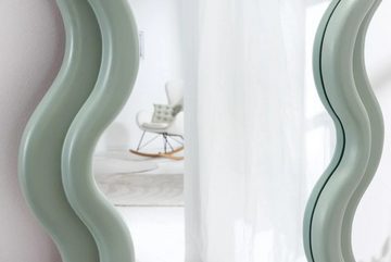 LebensWohnArt Wandspiegel Extravaganter Design Spiegel 160x70cm FORMOSA grün