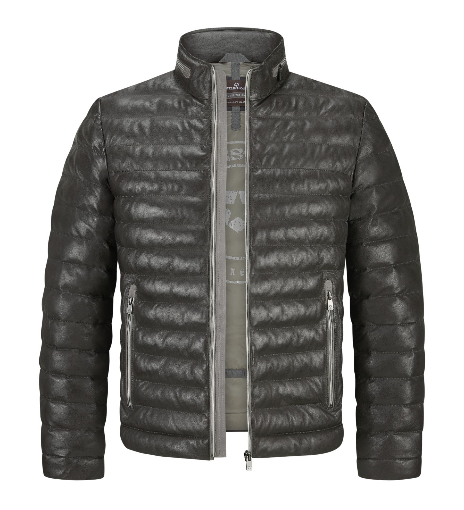 Milestone Lederjacke MSCortino Steppjacke aus Lammleder günstig online kaufen
