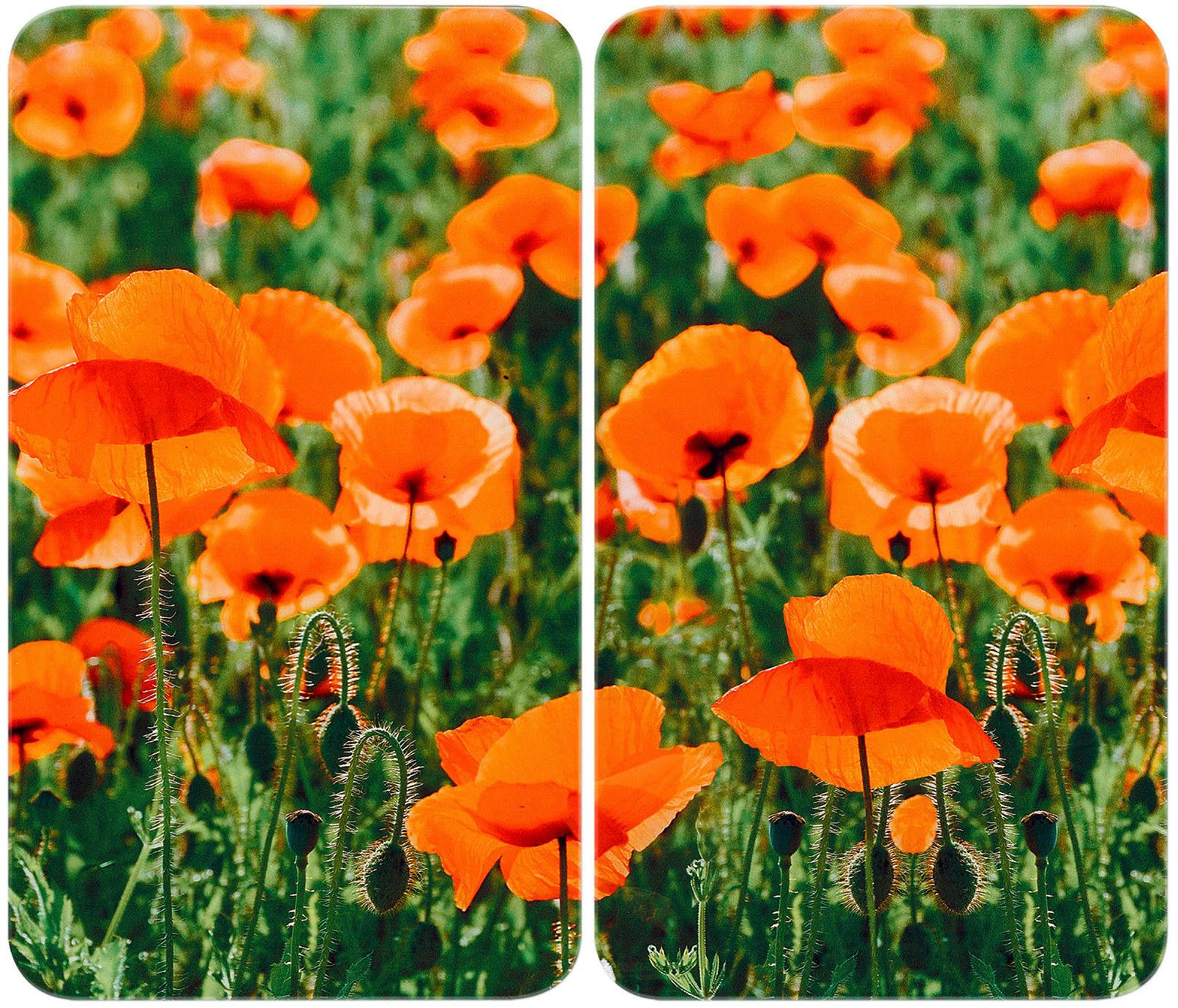 Herd-Abdeckplatte Universal Modell Mohnfeld