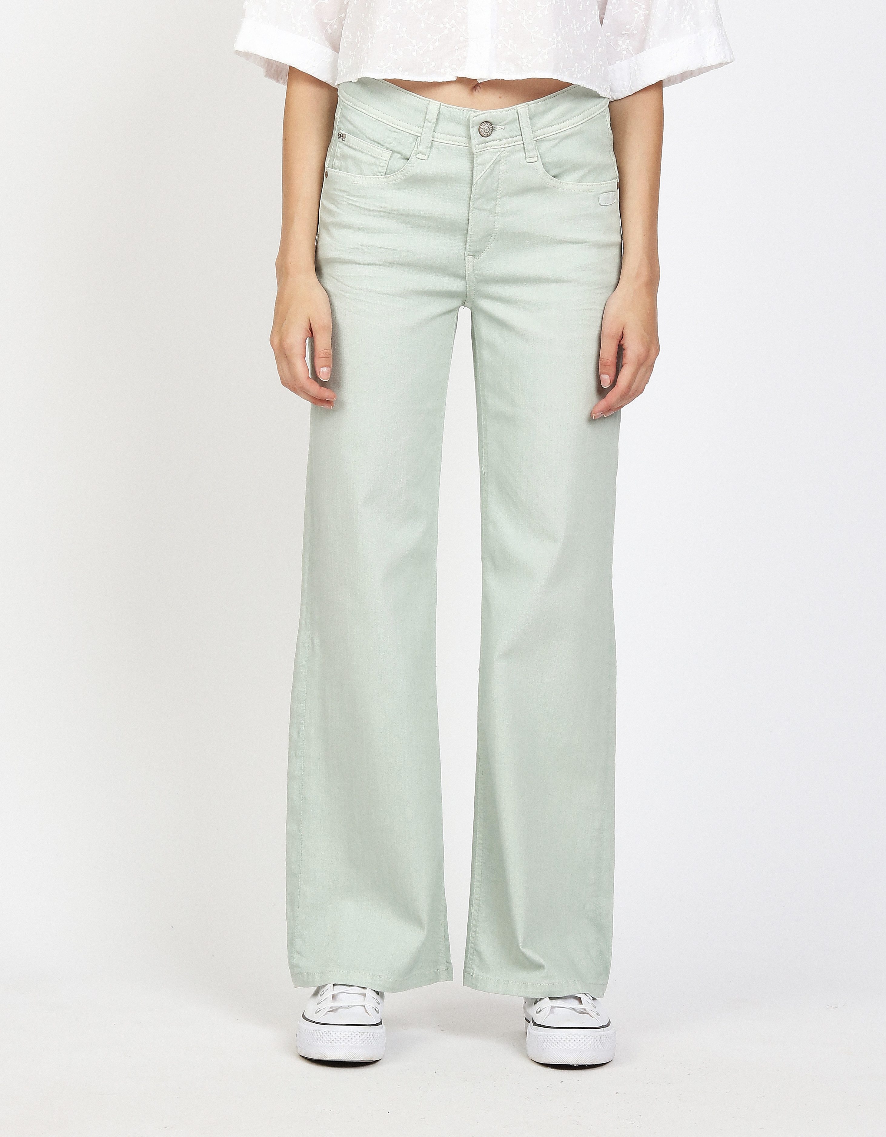 GANG Weite Jeans 94AMELIE WIDE mit geradem Beinverlauf, weicher Denim günstig online kaufen